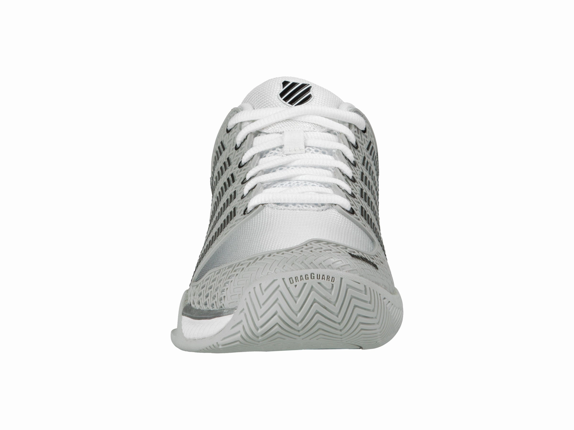 03377-080-M | MENS HYPERCOURT EXPRESS | GLACIER GRAY/WHITE/SILVER Trail Strong Comfort Padding
