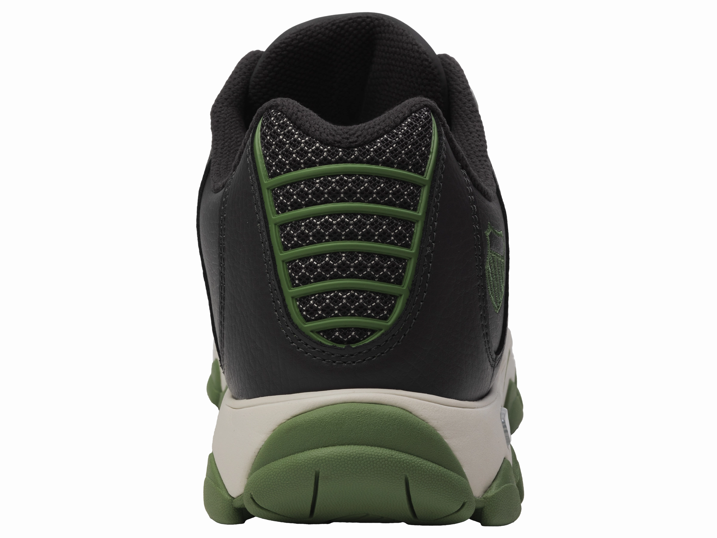 Elastic laces Virtual Step 03426-094-XW | ST329 CMF | ASPHALT/BLANC/WATERCRESS