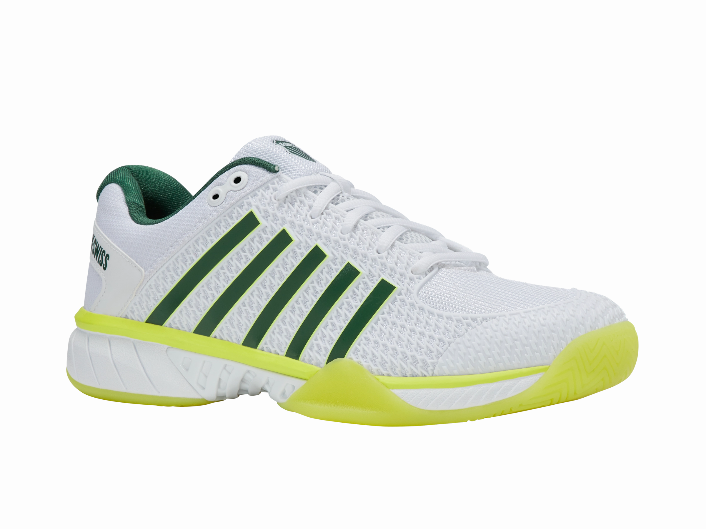 06563-121-M | EXPRESS LIGHT PICKLEBALL | WHITE/NEON LIME/EDEN Feather Light Modern Commuters Comfort toe
