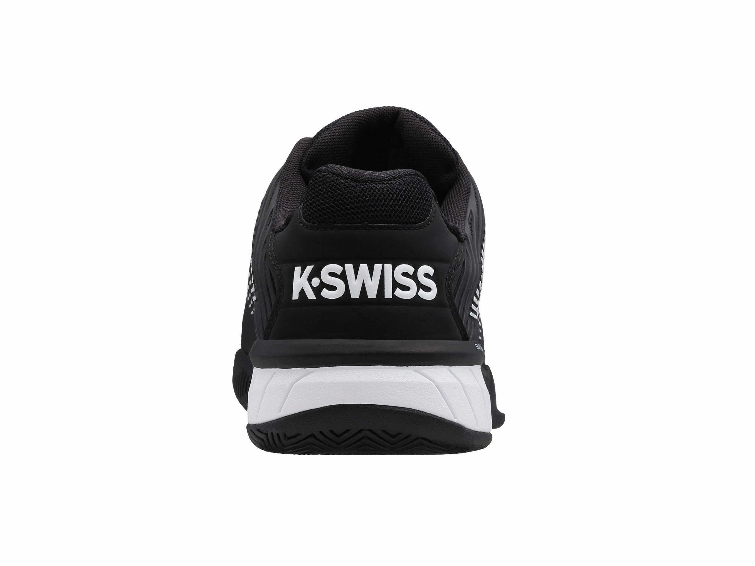 06613-039-M | HYPERCOURT EXPRESS 2 | BLACK/WHITE/HIGH-RISE Breathable mesh