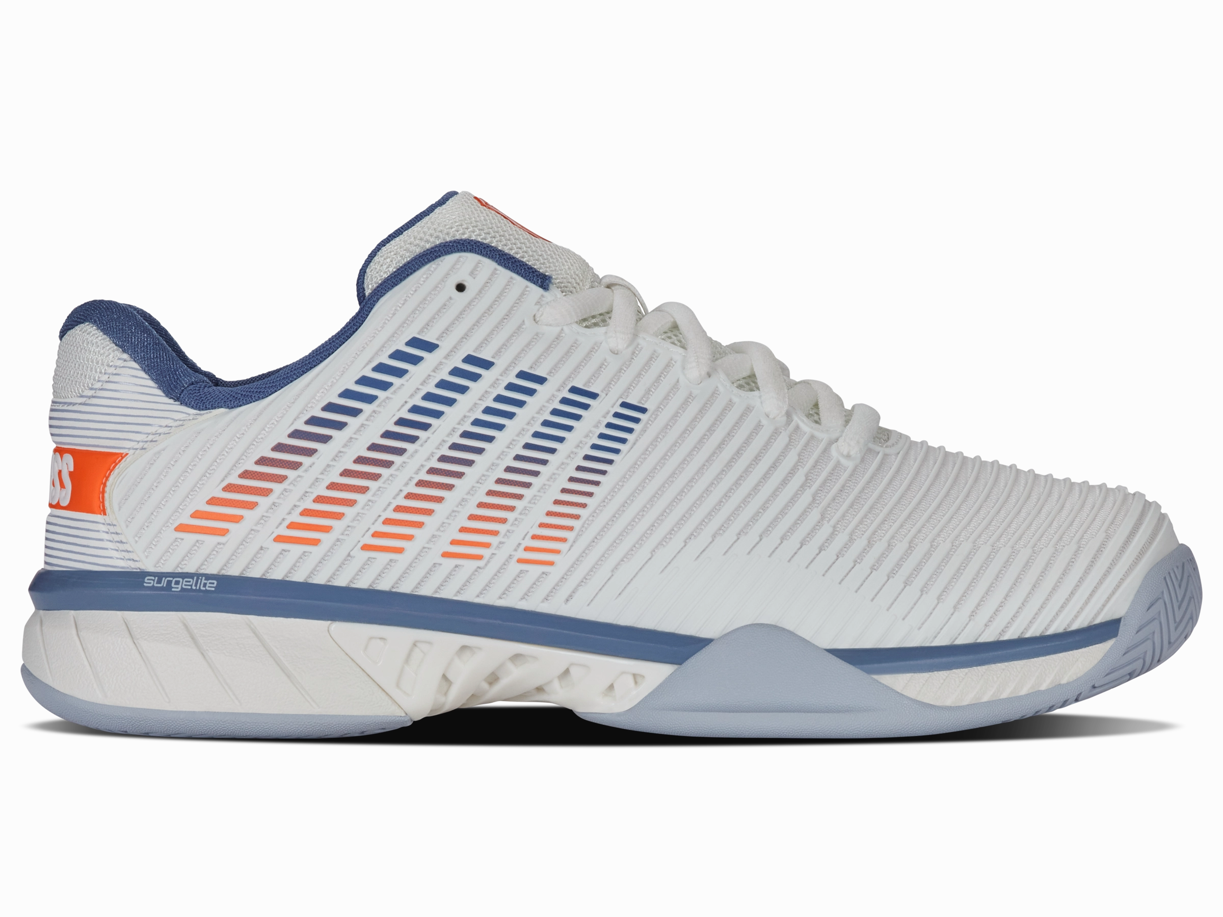 06806-139-W | HYPERCOURT EXPRESS 2-2E | LUCENT WHITE/INFINITY/SCARLET IBIS Responsive Cushion Tech Casual