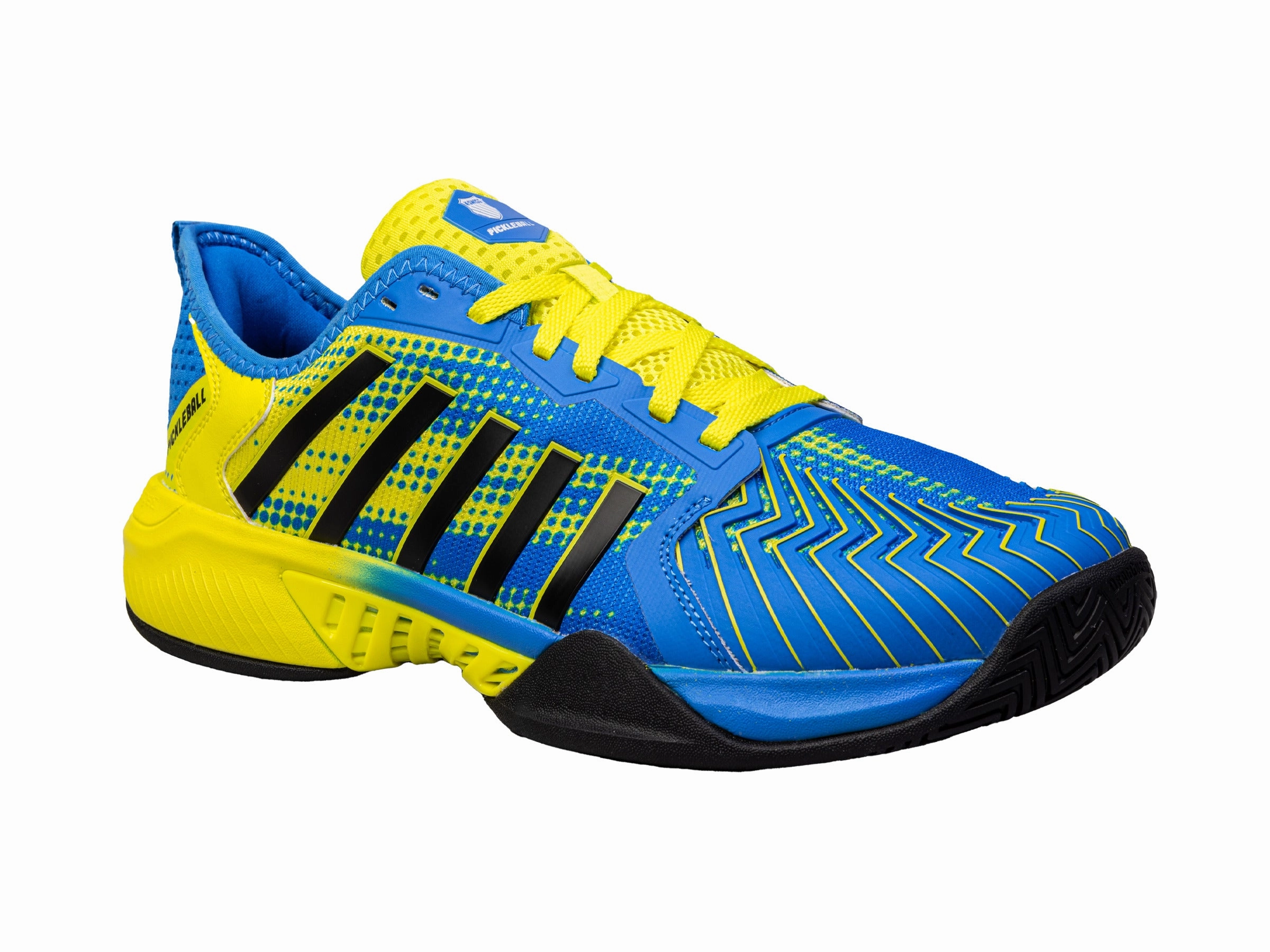 07916-464-M | PICKLEBALL SUPREME | BRILLIANT BLUE / OPTIC YELLOW / BLACK Travel Light