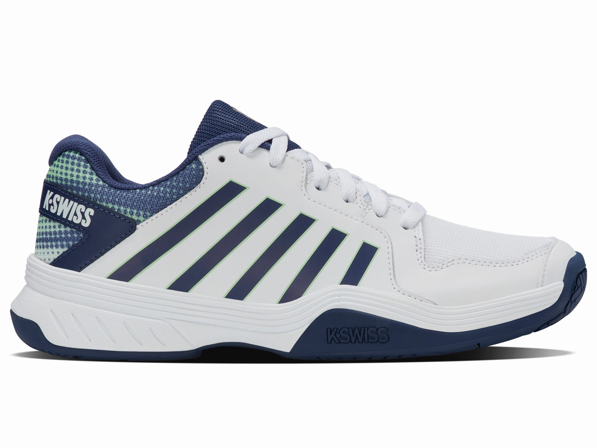Workout Durable Build Minimalist Fans 08552-185-M | COURT EXPRESS PICKLEBALL | WHITE/OCEANA/PATINA GREEN