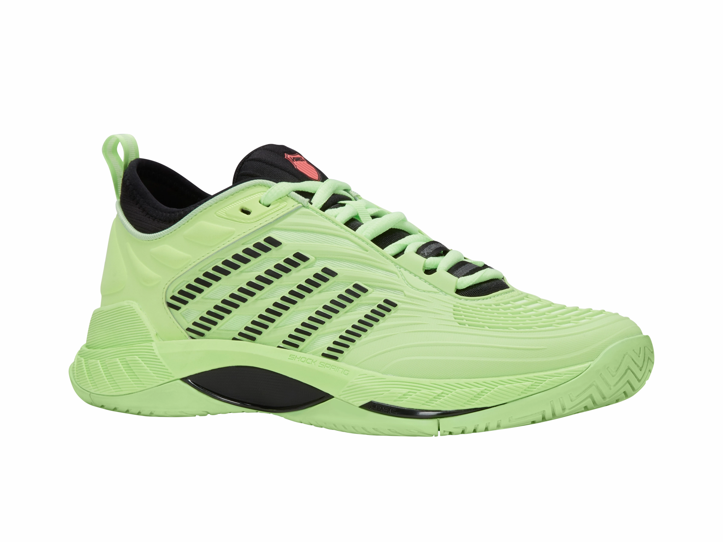 09071-306-M | HYPERCOURT SUPREME 2 | SOFT NEON GREEN/BLACK/NEON LAVA Japan Neat All Terrain Health Focused