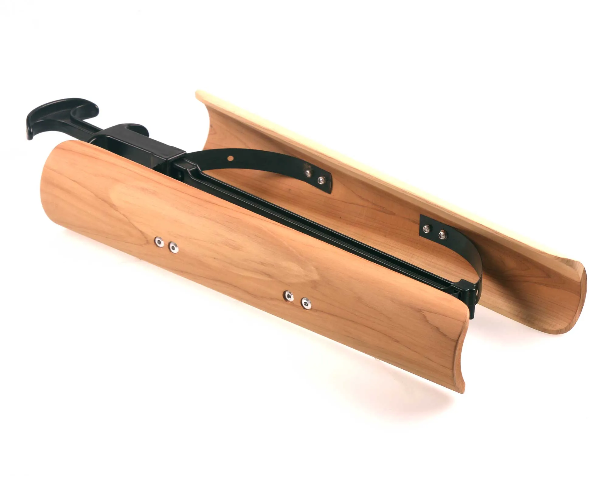 1 Pair Tall cedar wood boot shaper with handle and spring