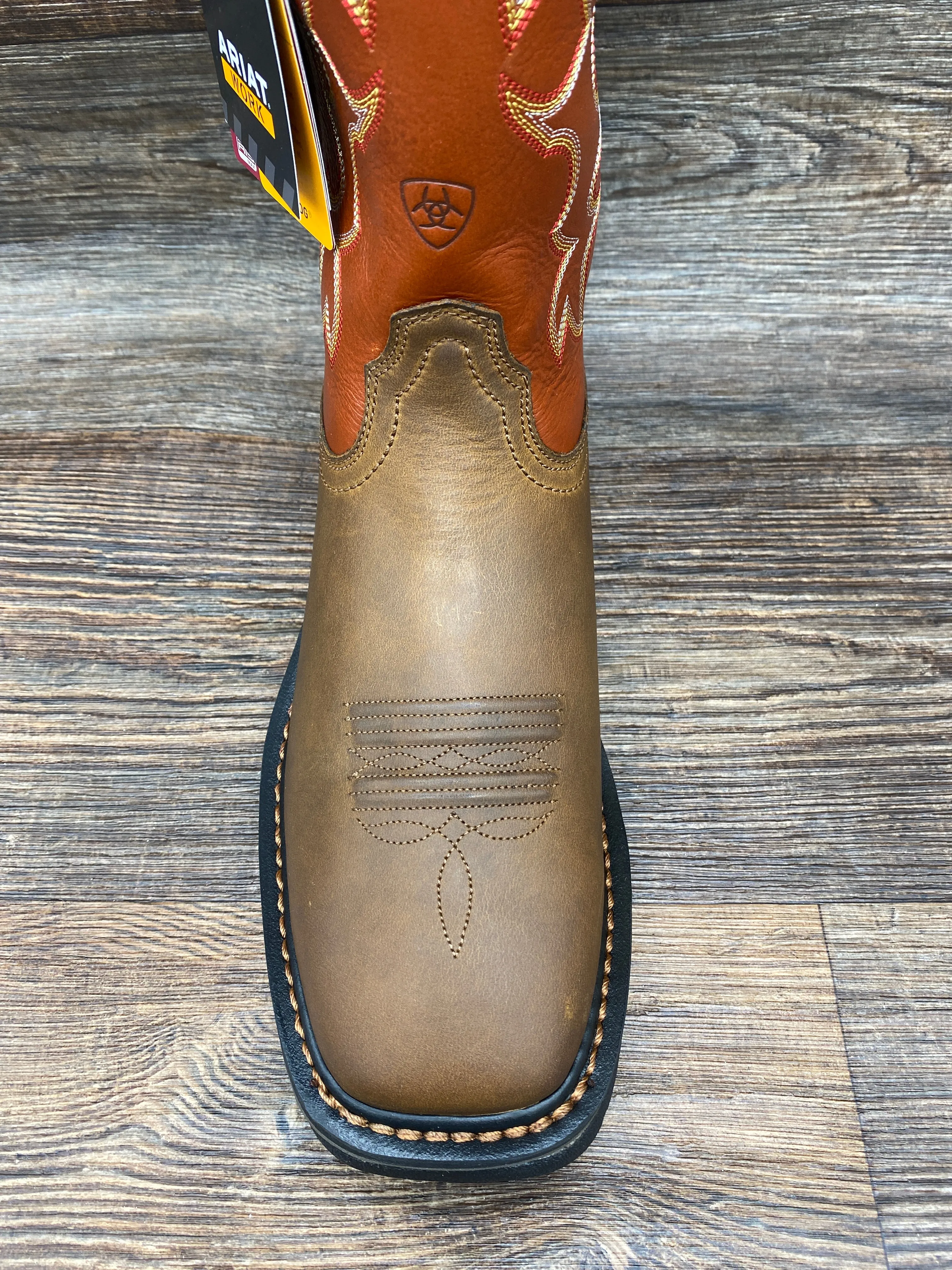 10005888 Men's Soft Toe Workhog Wide Square Toe Work Boot by Ariat