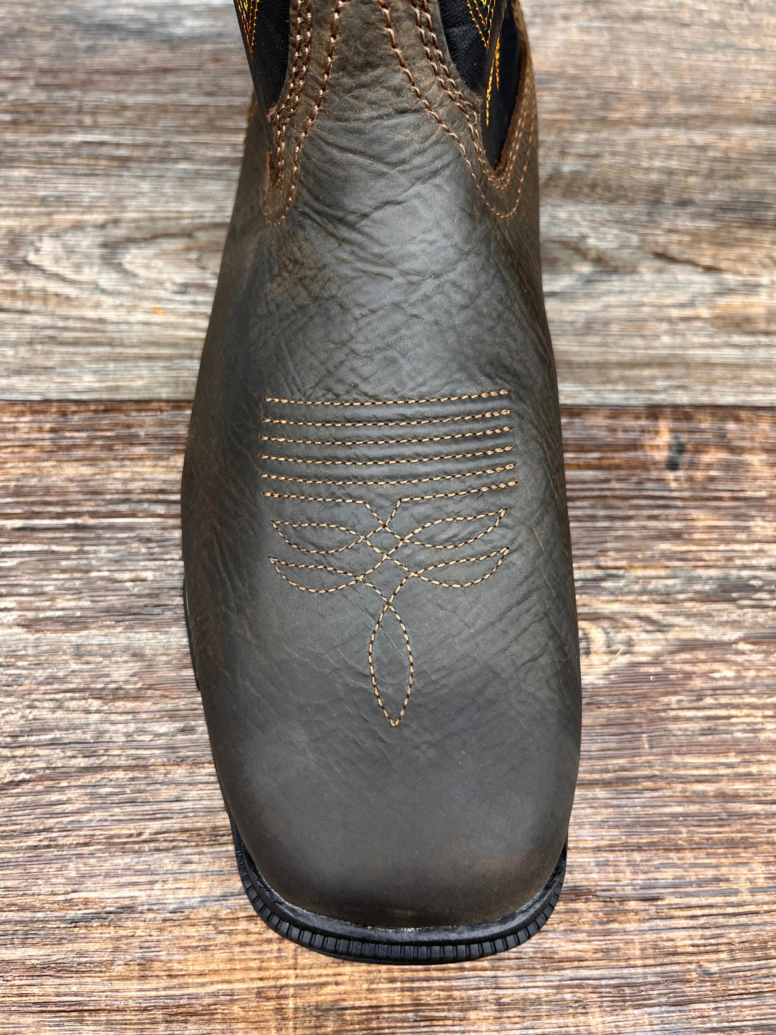 10034158 Men's Rebar Flex Waterproof Soft Toe Square Toe Work Boot by Ariat