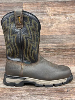 10034158 Men's Rebar Flex Waterproof Soft Toe Square Toe Work Boot by Ariat