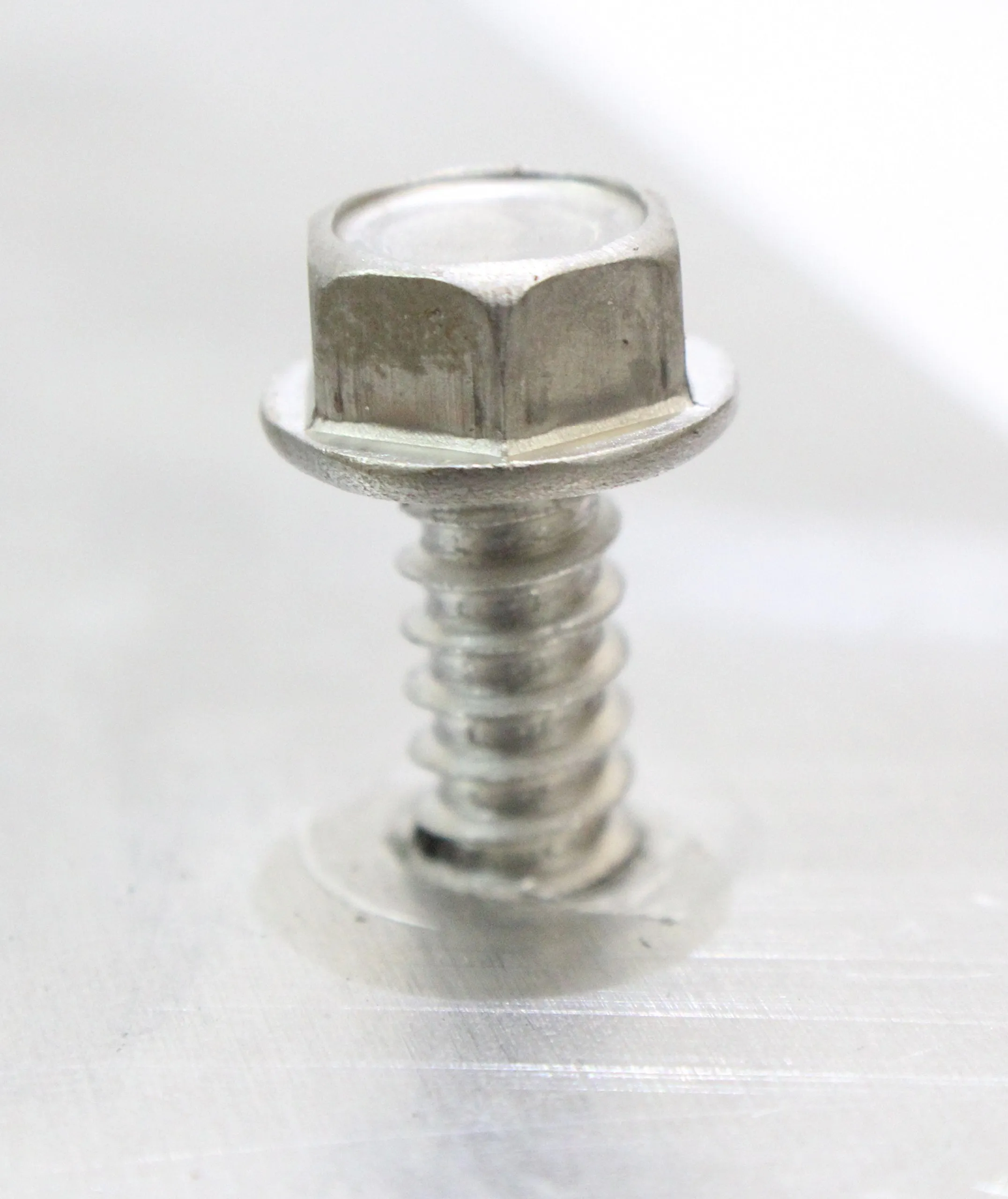 12 X 1'' Stainless Hex Washer Head Self Drilling Screws, (100 pc), 410 Stainless Steel