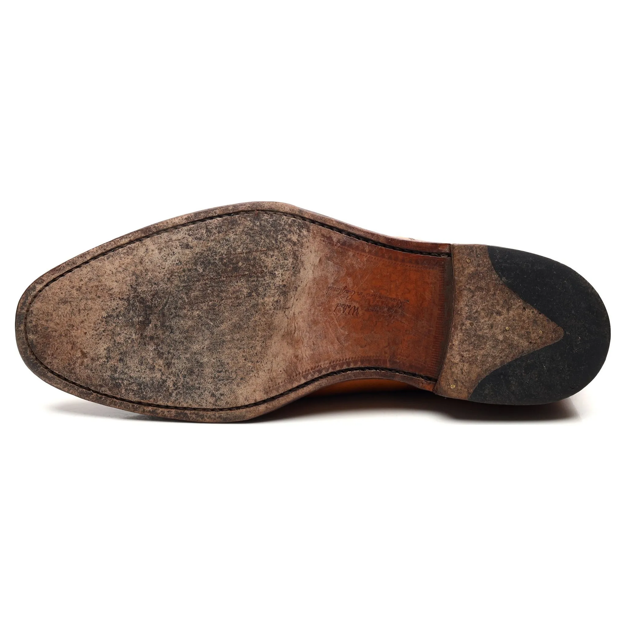 1880 'Aldwych' Tan Brown Leather Oxford UK 6.5 F