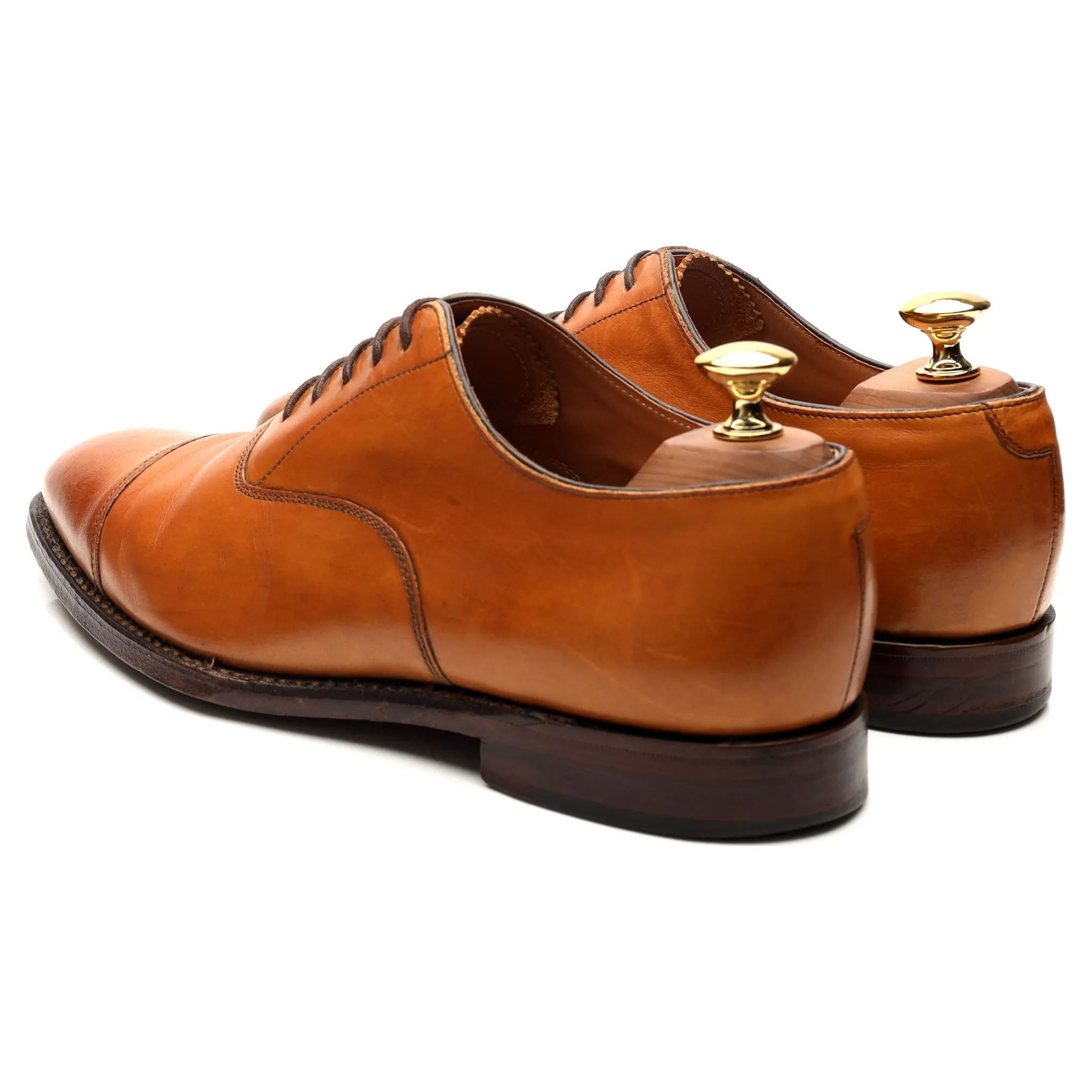 1880 'Aldwych' Tan Brown Leather Oxford UK 6.5 F