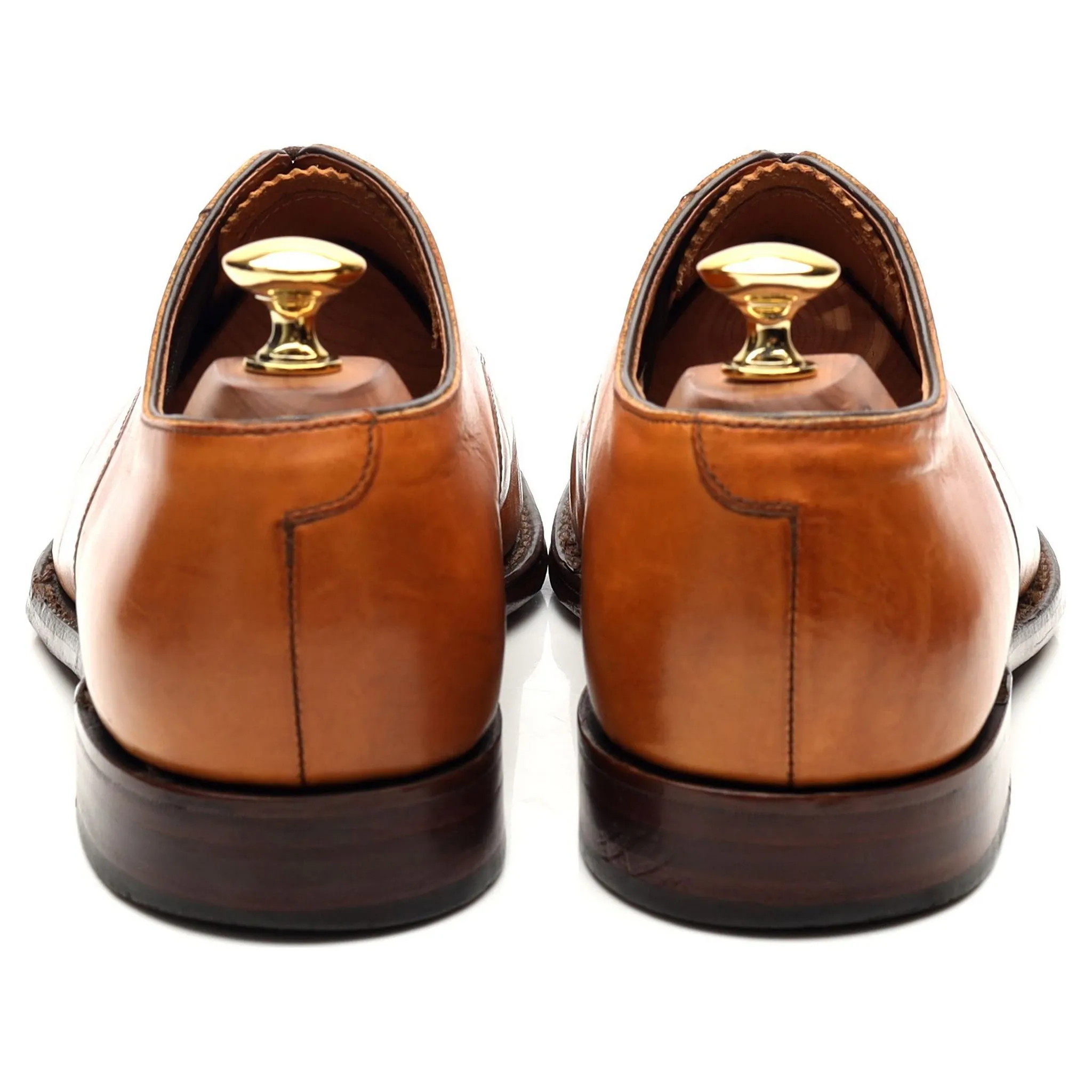 1880 'Aldwych' Tan Brown Leather Oxford UK 6.5 F