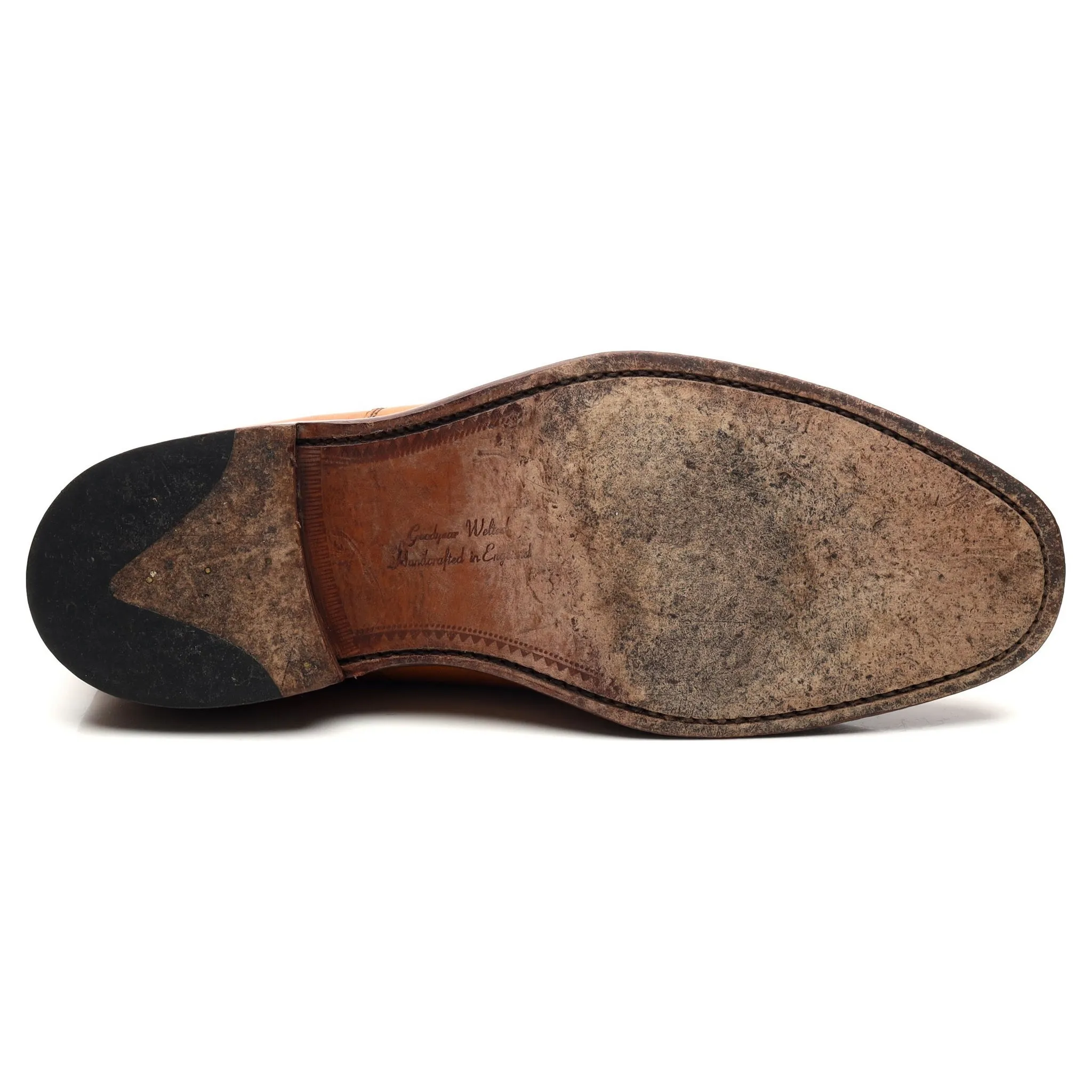 1880 'Aldwych' Tan Brown Leather Oxford UK 6.5 F