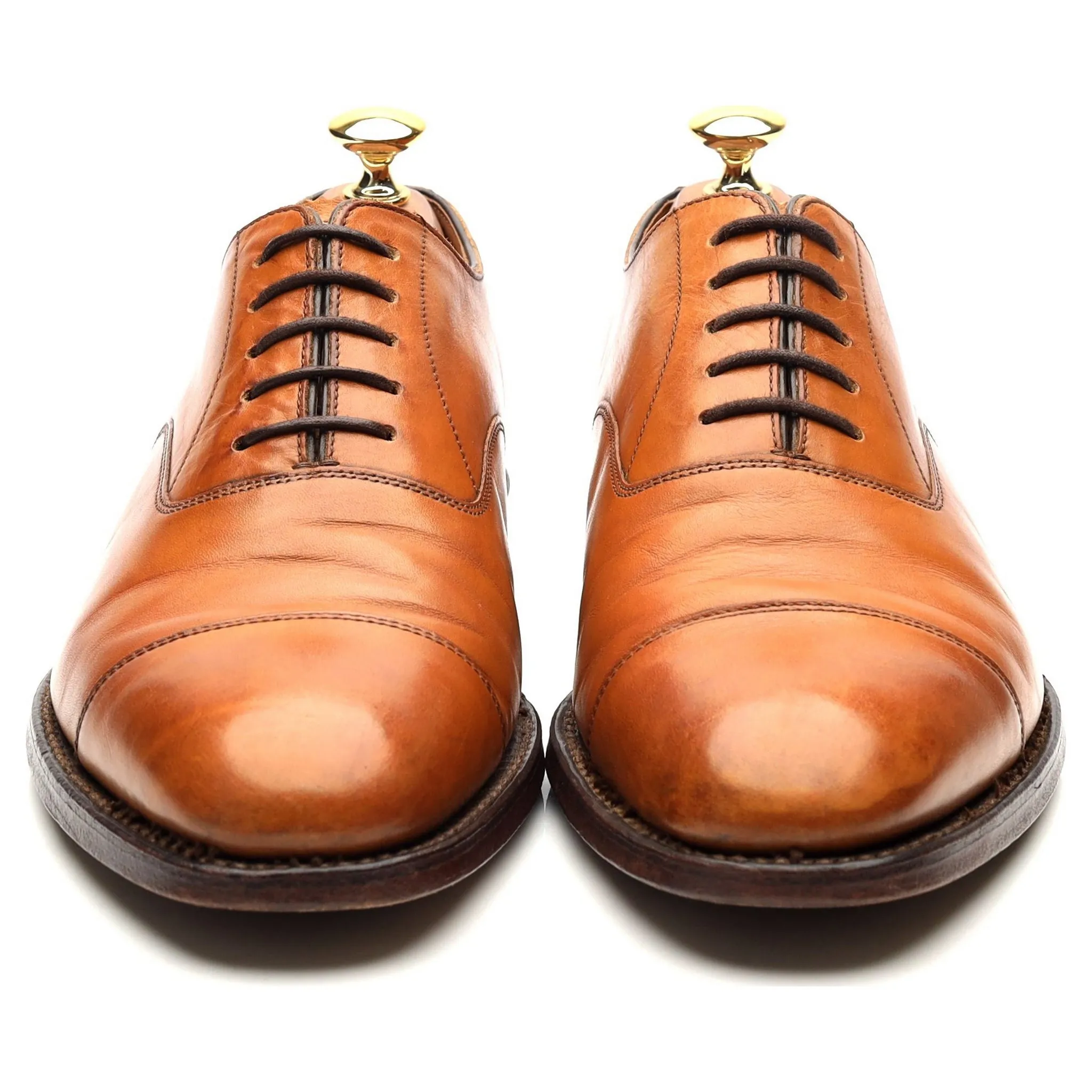 1880 'Aldwych' Tan Brown Leather Oxford UK 6.5 F