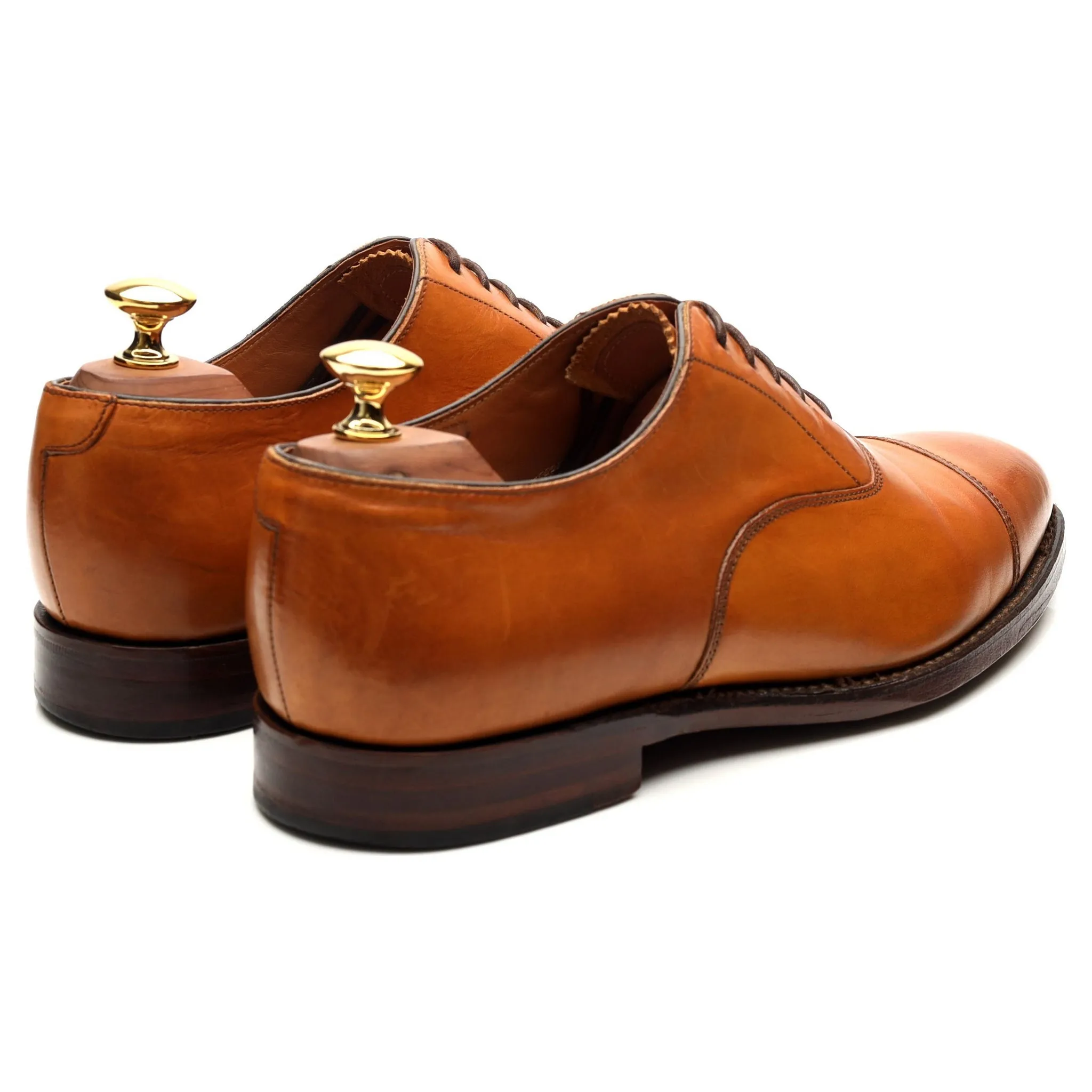 1880 'Aldwych' Tan Brown Leather Oxford UK 6.5 F