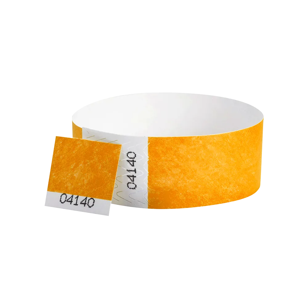 1"  Voucher Numbered Tyvek Wristbands