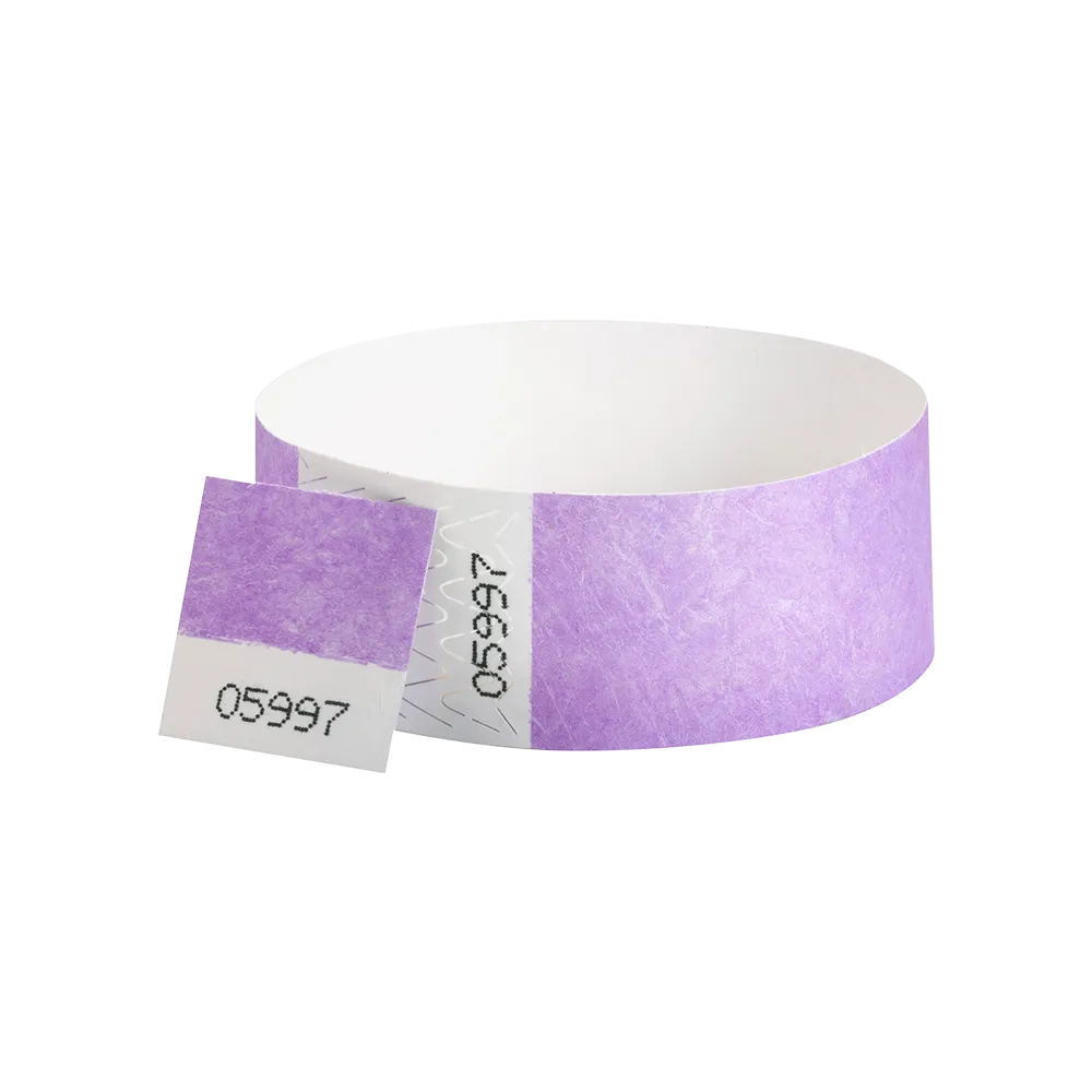 1"  Voucher Numbered Tyvek Wristbands