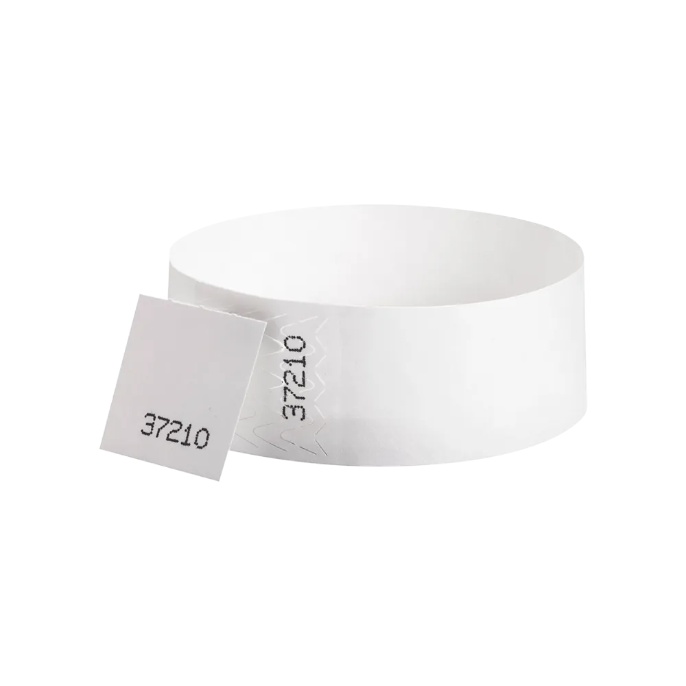 1"  Voucher Numbered Tyvek Wristbands