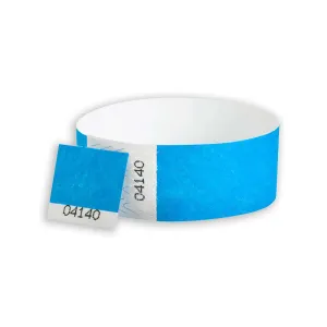 1"  Voucher Numbered Tyvek Wristbands