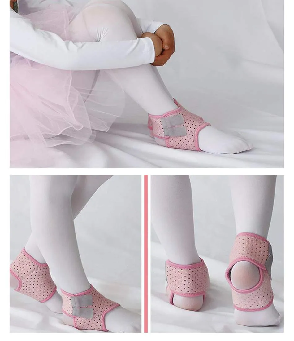 2 Pack Ankle Braces for Kids Child Adjustable Mesh Compression Ankle Tendo Foot Support Protector Stabilizer Wraps Ankle Guards for Juvenile Sprains Injuries, Arthritis Relief, Joint Pain, Ankle Sore Small: (Pack of 2) Pink
