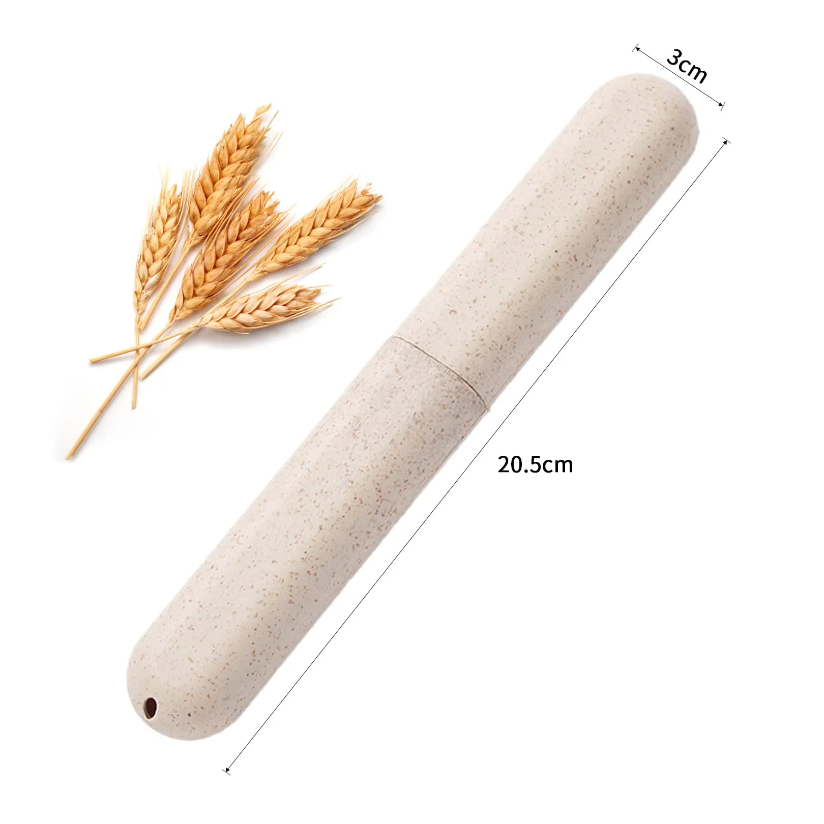 2 Pcs Toothbrush Box,Toothbrush Travel Case Cover,Portable Travel Toothbrush Holder,Store Clean Brushes,Eco-Friendly Material,Sutiable For Holidays Outdoor Hiking Camping Business Trip(Blue,Beige)