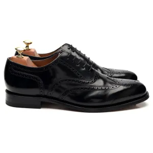 '202B' Black Leather Oxford Brogue UK 9 G