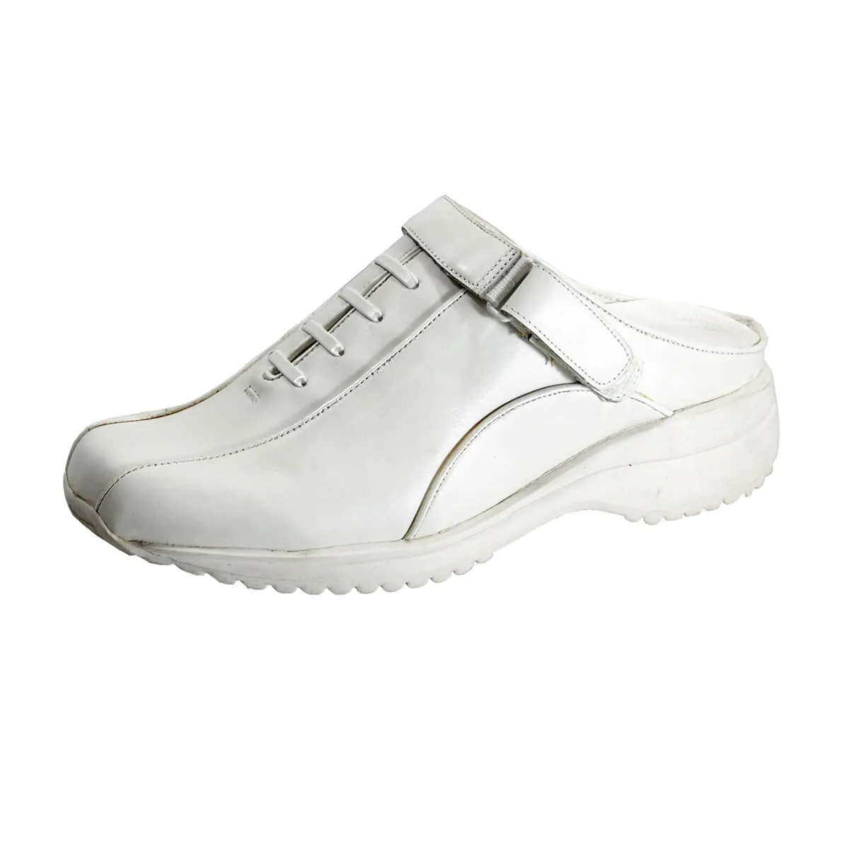 24 HOUR COMFORT Britney Women's Wide Width Leather Clogs