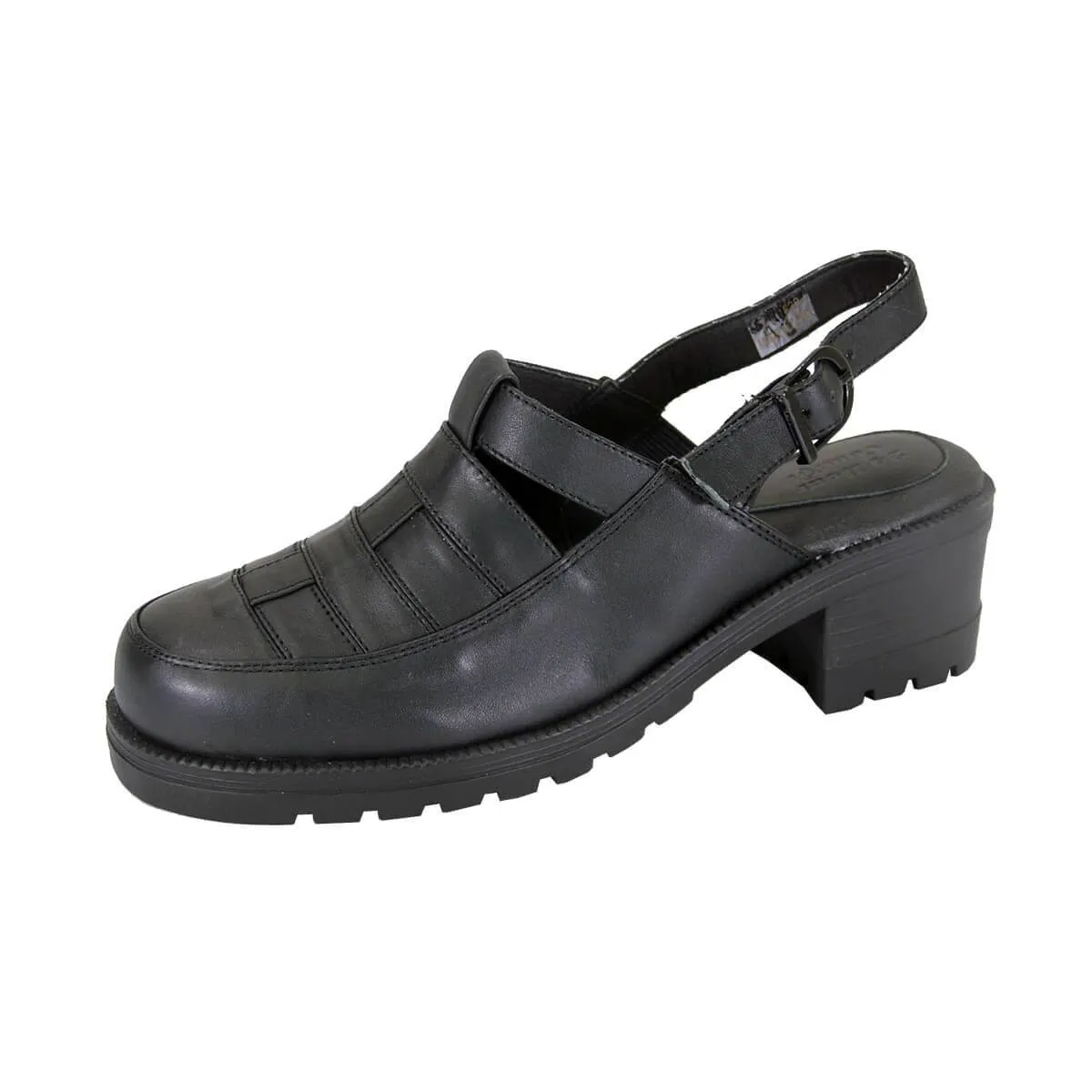 24 HOUR COMFORT Cora Women's Wide Width Leather Clogs