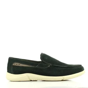 24 Hrs 10373 Bottle Green Slip On Loafers