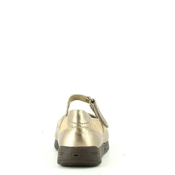 24 Hrs 22390 Gold Ballet Flats