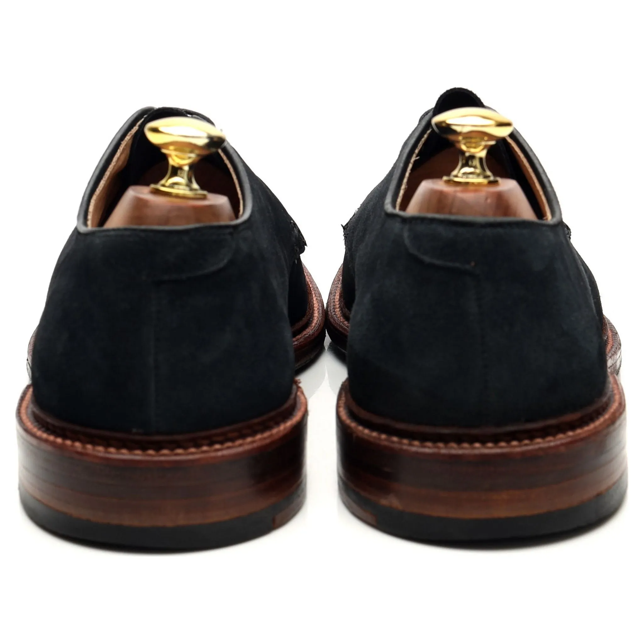 '29331F' Navy Blue Suede Derby UK 8 US 9 D