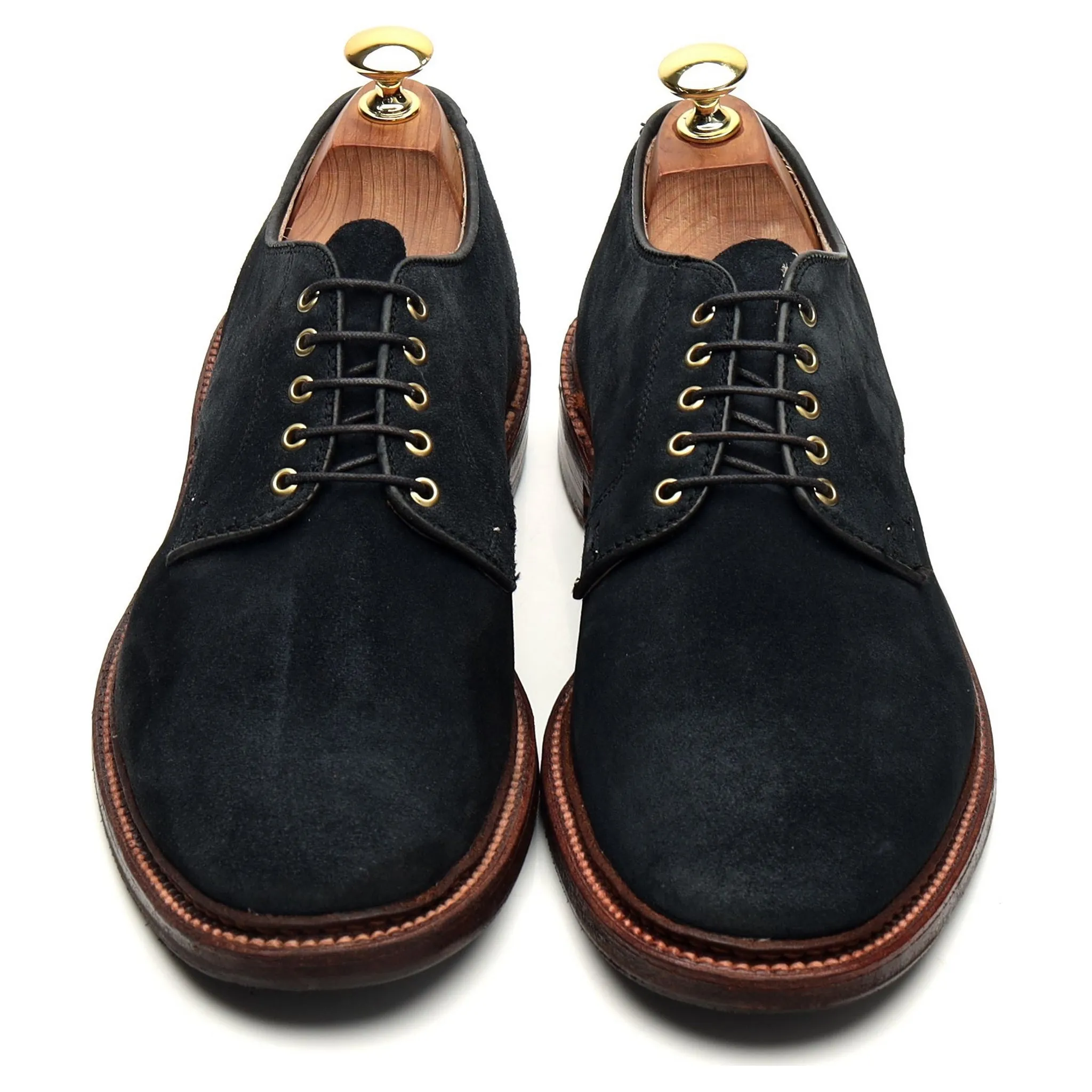 '29331F' Navy Blue Suede Derby UK 8 US 9 D
