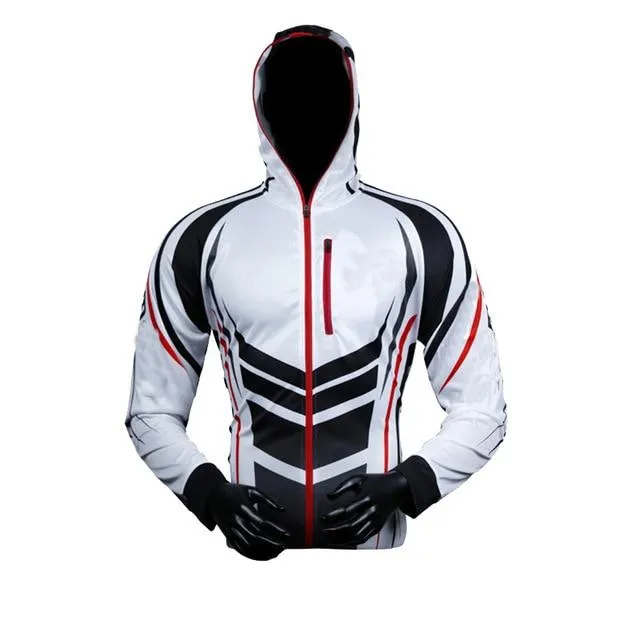 3 Colors Drop Shipping Fishing Clothing Hooded Men Jacket Quick-Drying Coat Fishing Shirt