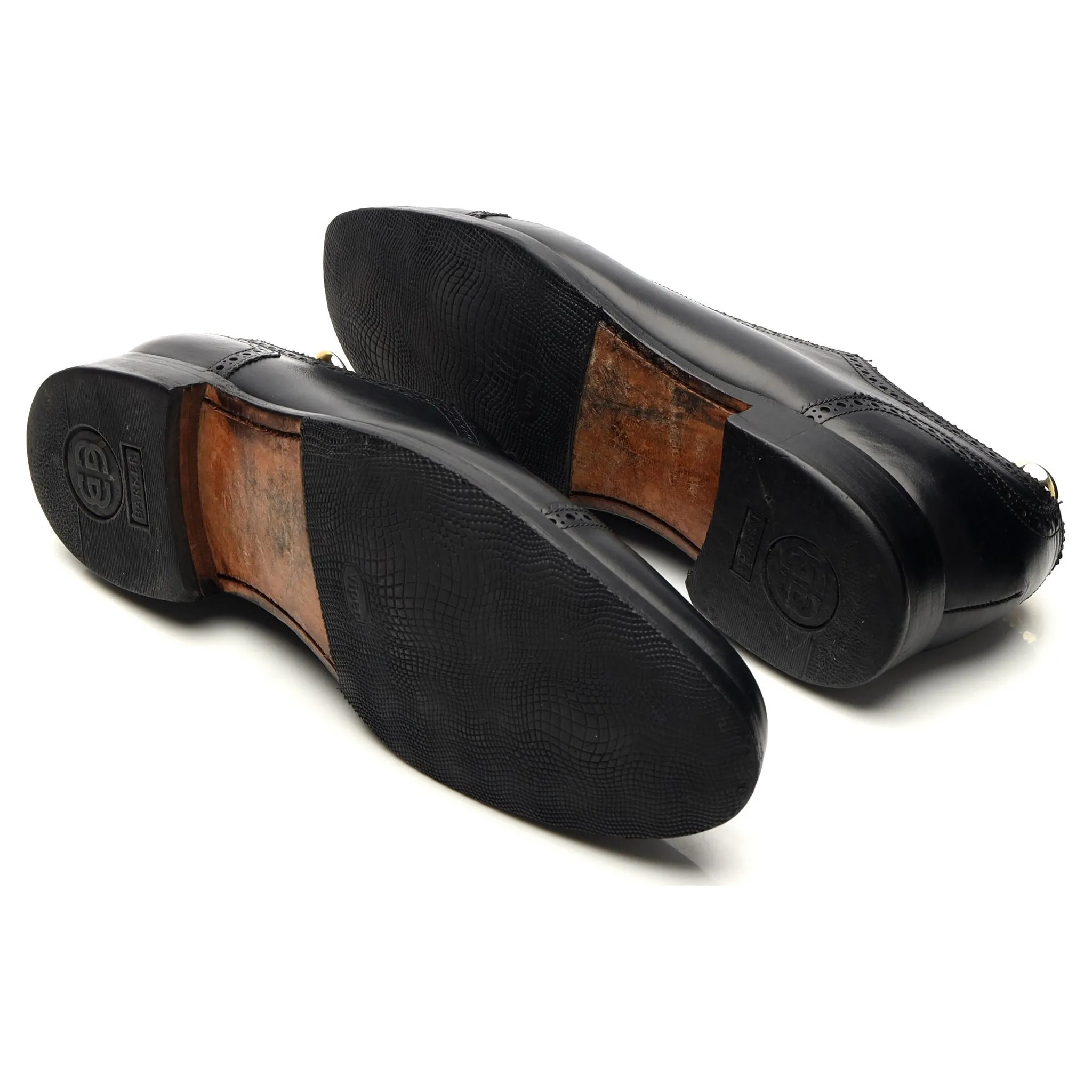 '3613MU01' Black Leather Oxford Brogues UK 9.5 G