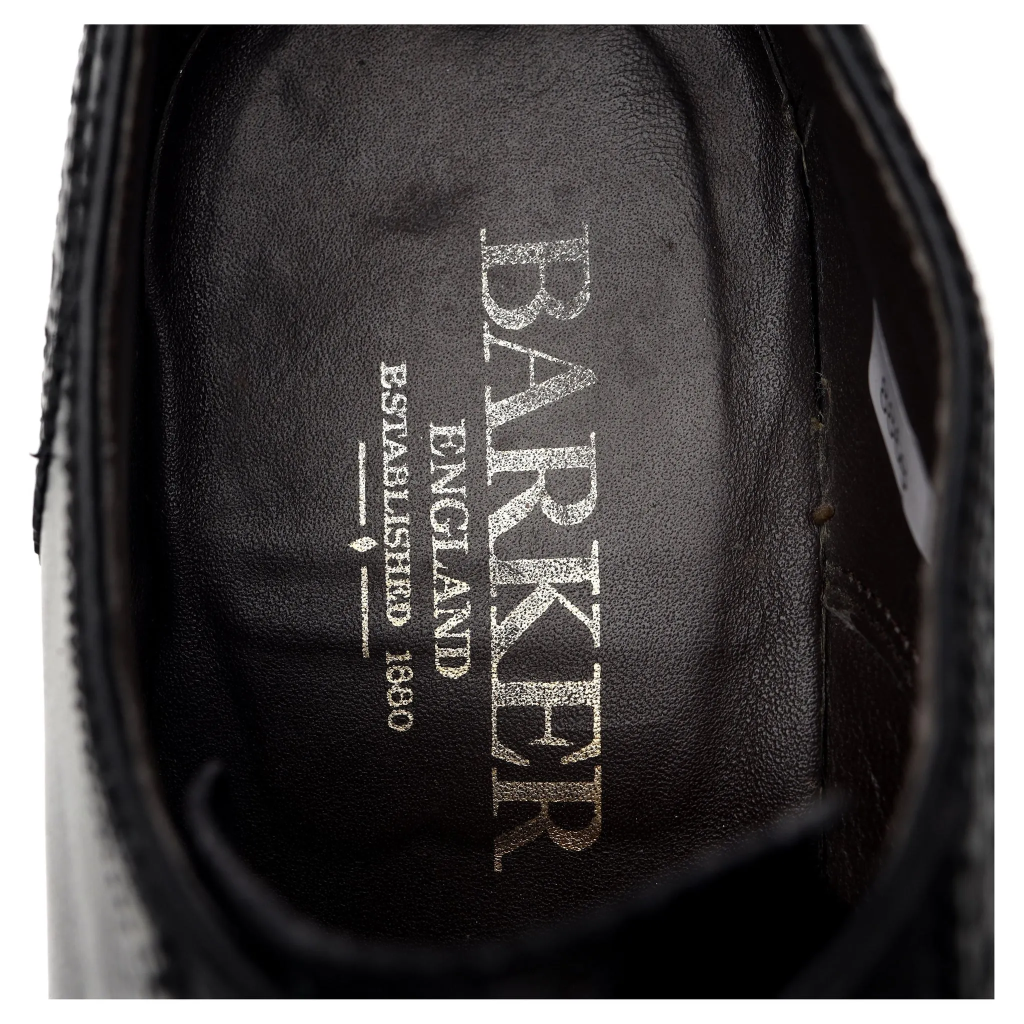 '3613MU01' Black Leather Oxford Brogues UK 9.5 G