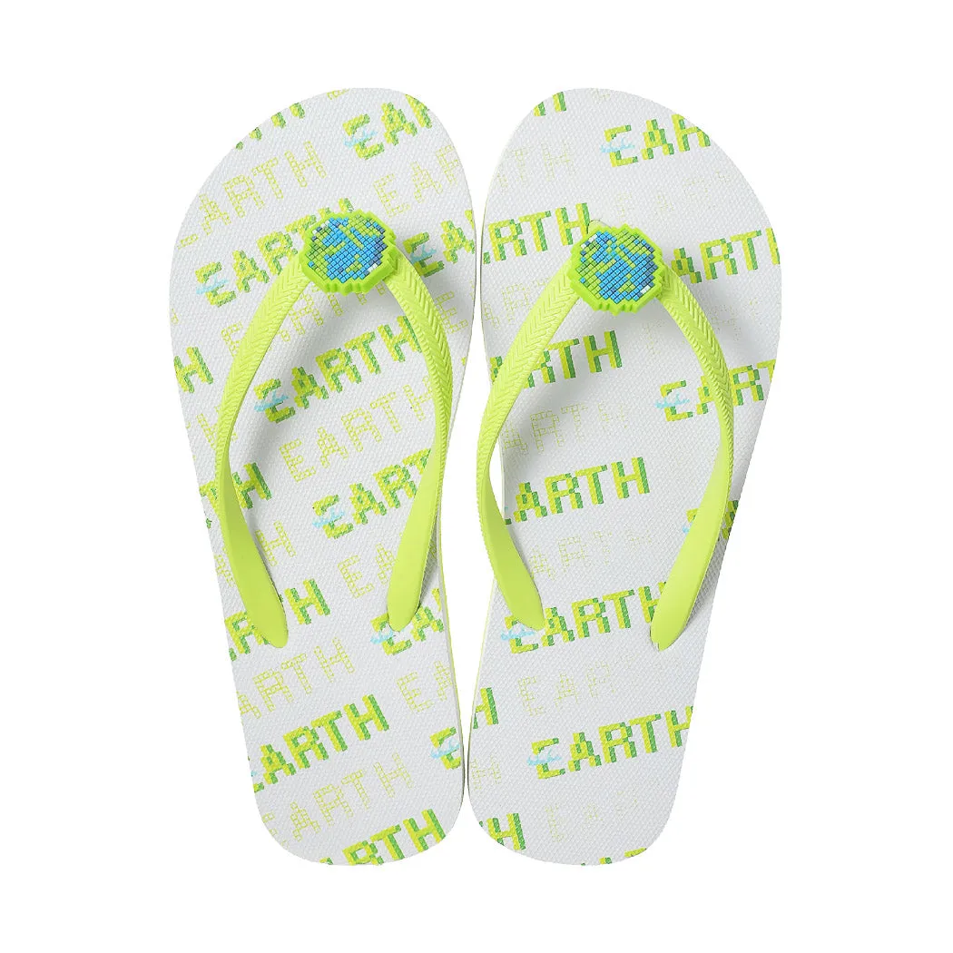 (37-38) I Love Earth Women's Flip-Flops