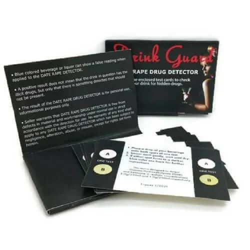 5 For $50 Date Rape Drug Test Kit Drink Guard Strips