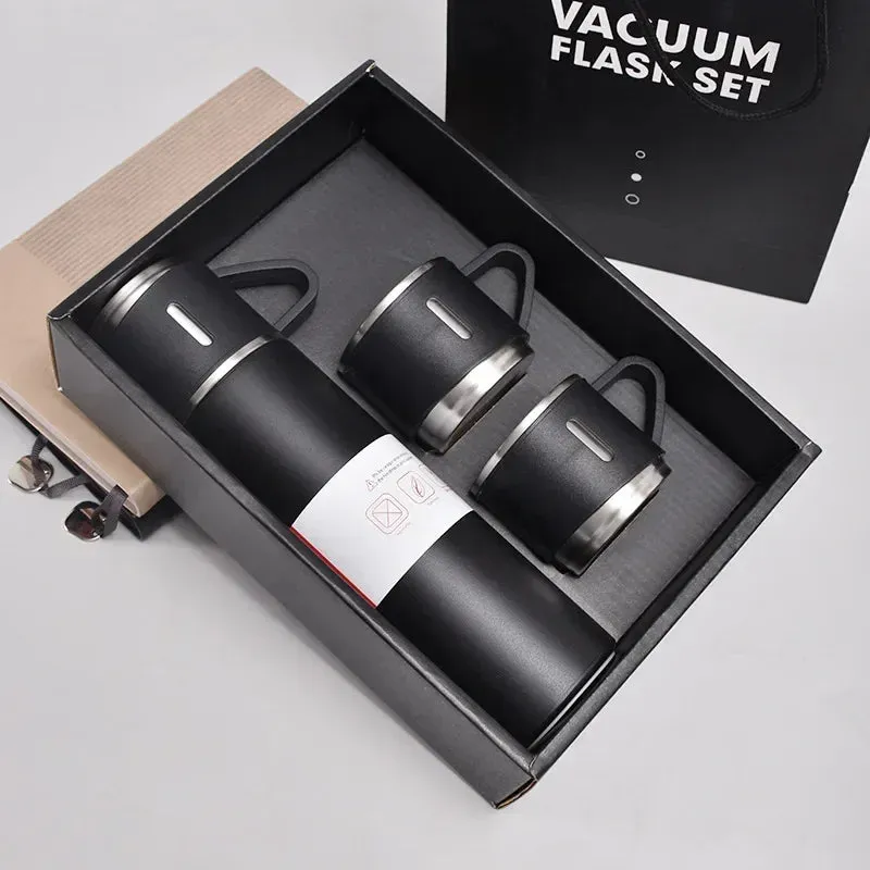 500ml Stainless Steel Insulated Bottle-Mug Set Thermos Bottle