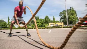 50" Power rope with ending whipping - cuerda de arrastre
