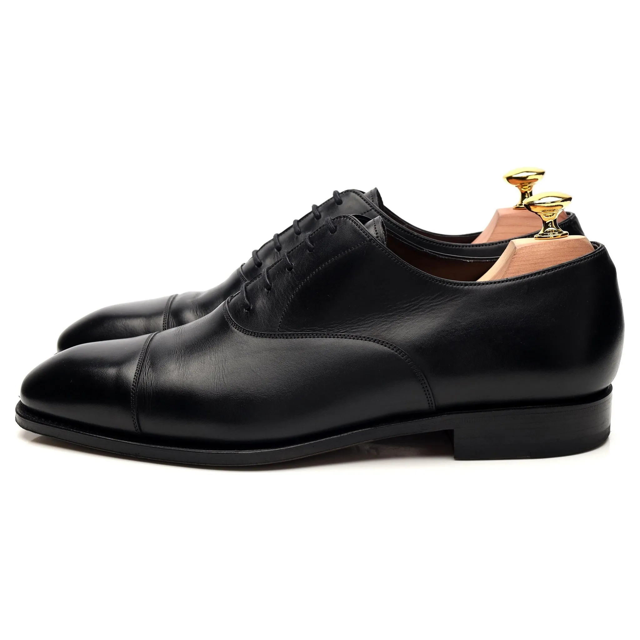 '80386' Black Leather Oxford UK 7.5