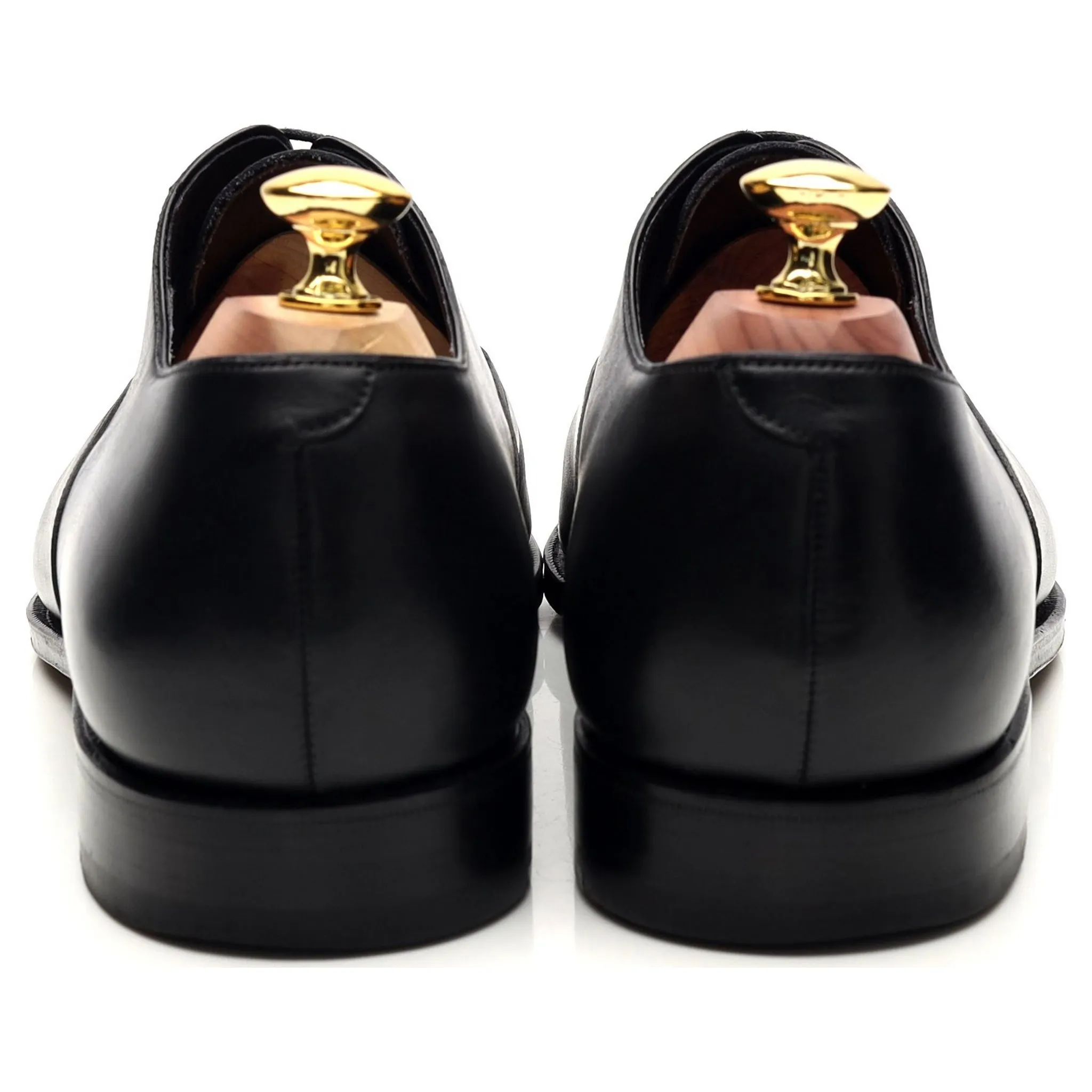 '80386' Black Leather Oxford UK 7.5