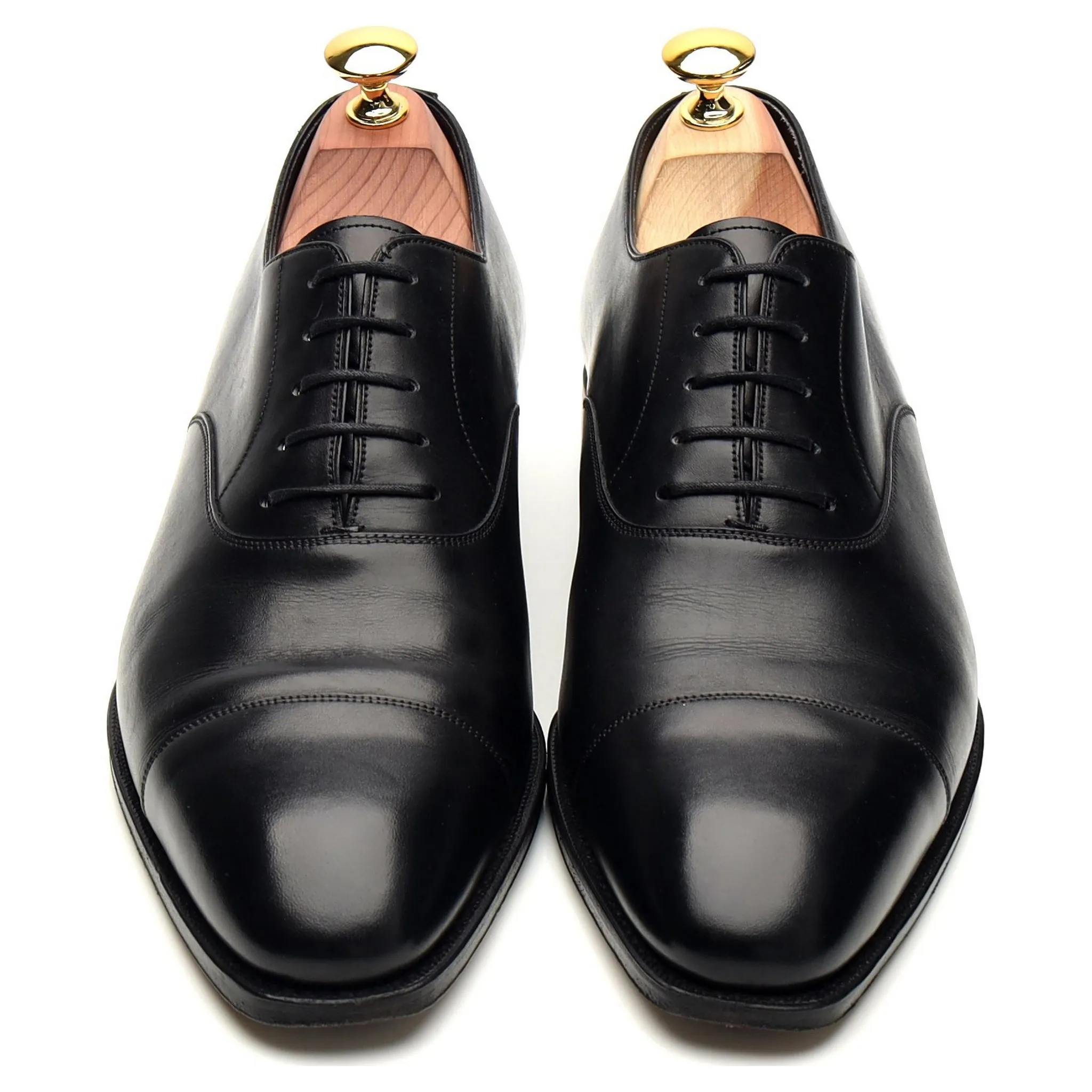 '80386' Black Leather Oxford UK 7.5