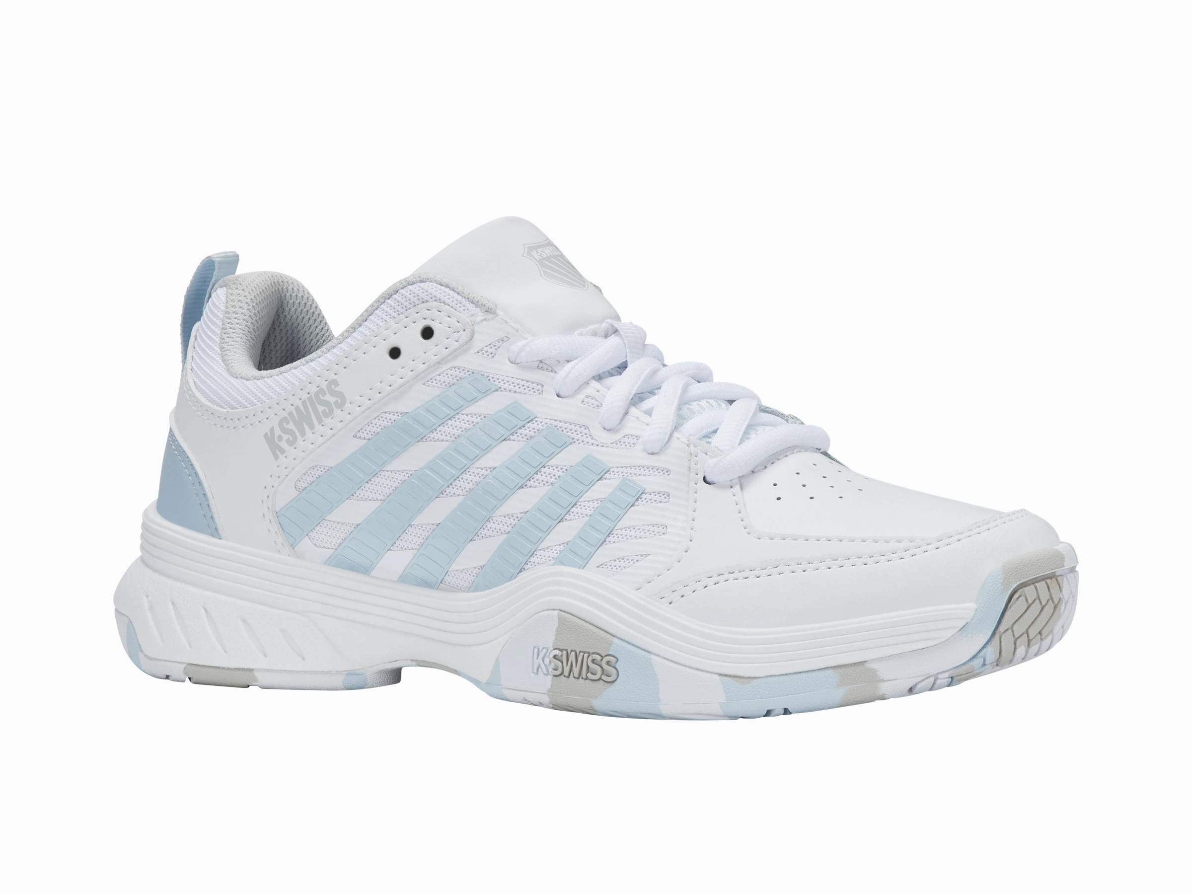Padded Moisture Management Technology 84428-117-M | COURT EXPRESS 2 | WHITE/BALLAD BLUE/DAWN BLUE