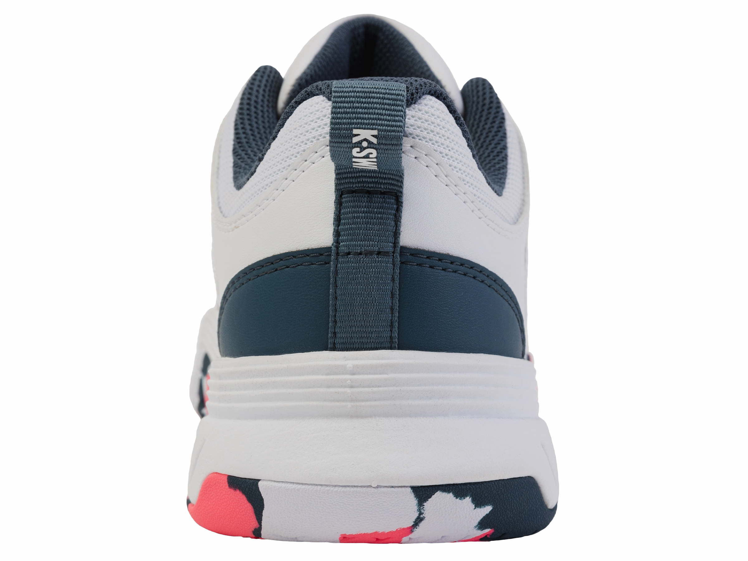 84428-129-M | COURT EXPRESS 2 | WHITE/STARGAZER/NEON BLAZE Versatile Everyday Wear Lightweight Design