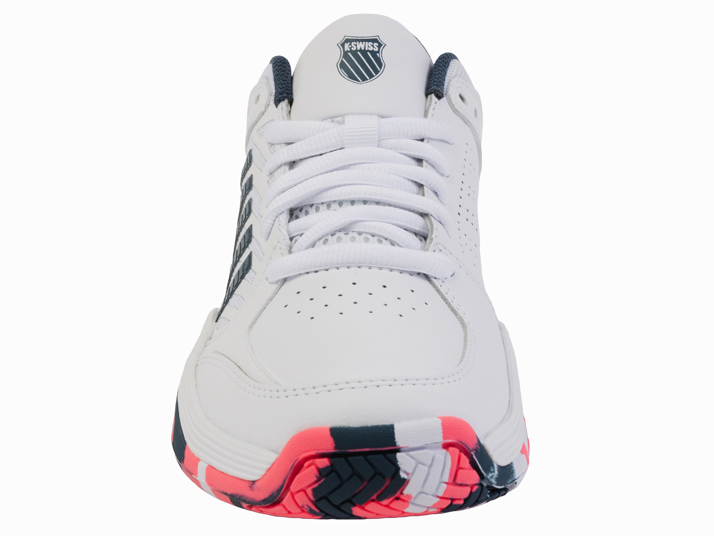 84428-129-M | COURT EXPRESS 2 | WHITE/STARGAZER/NEON BLAZE Lightweight Design