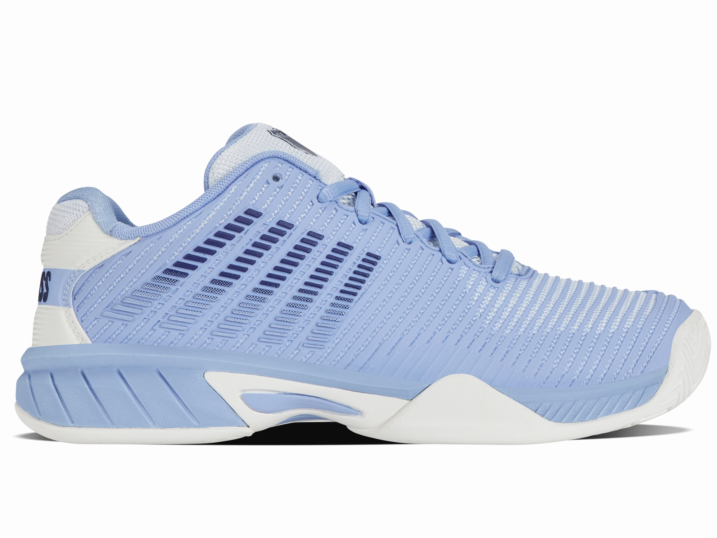 86613-171-M | HYPERCOURT EXPRESS 2 | BRIGHT WHITE/OPEN AIR/ESTATE BLUE Retro Core Running