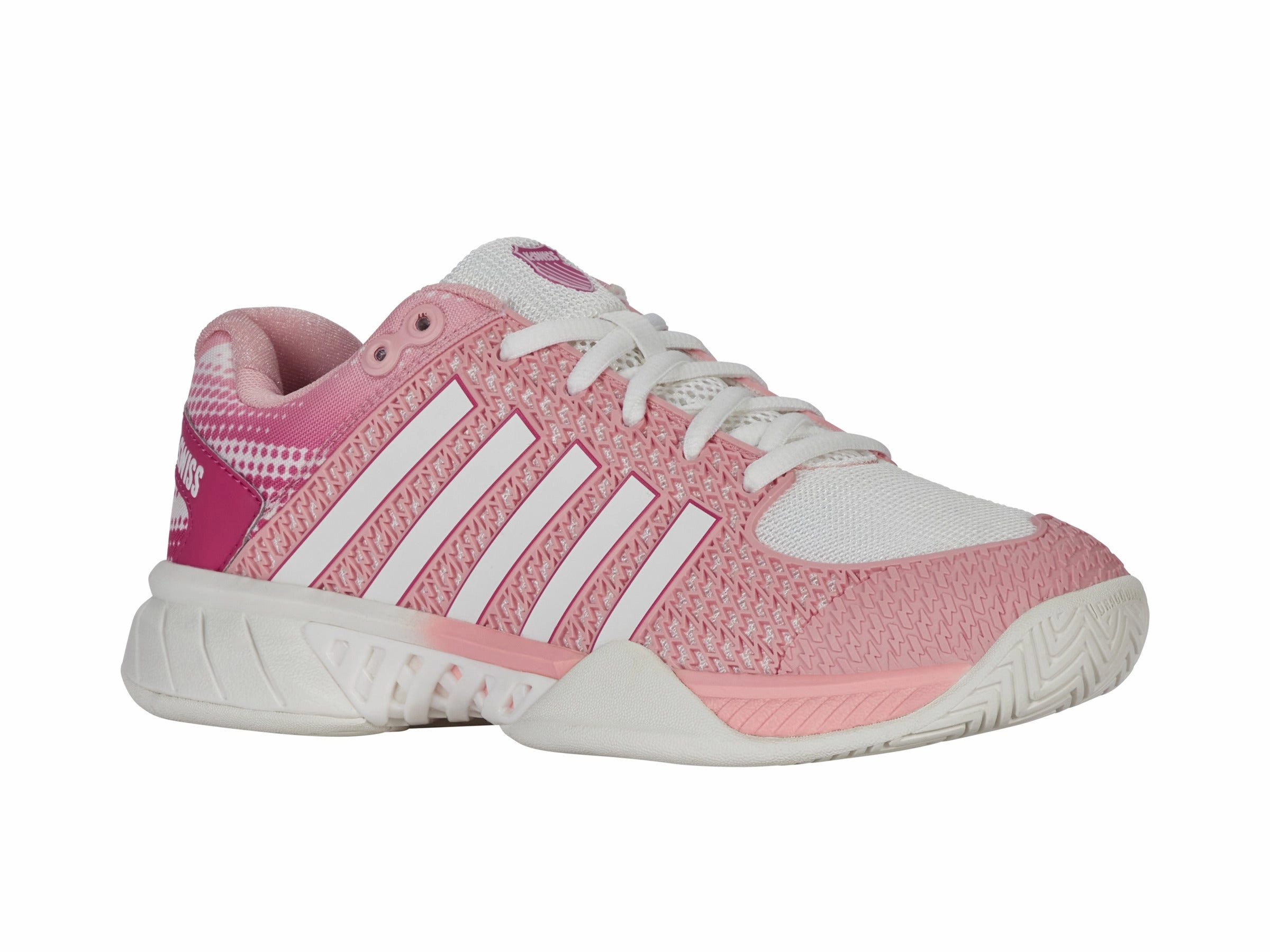 96563-661-M | EXPRESS LIGHT PICKLEBALL | RASPBERRY SORBET/CLOUD DANCER Memory Foam Cushioning Field Walk
