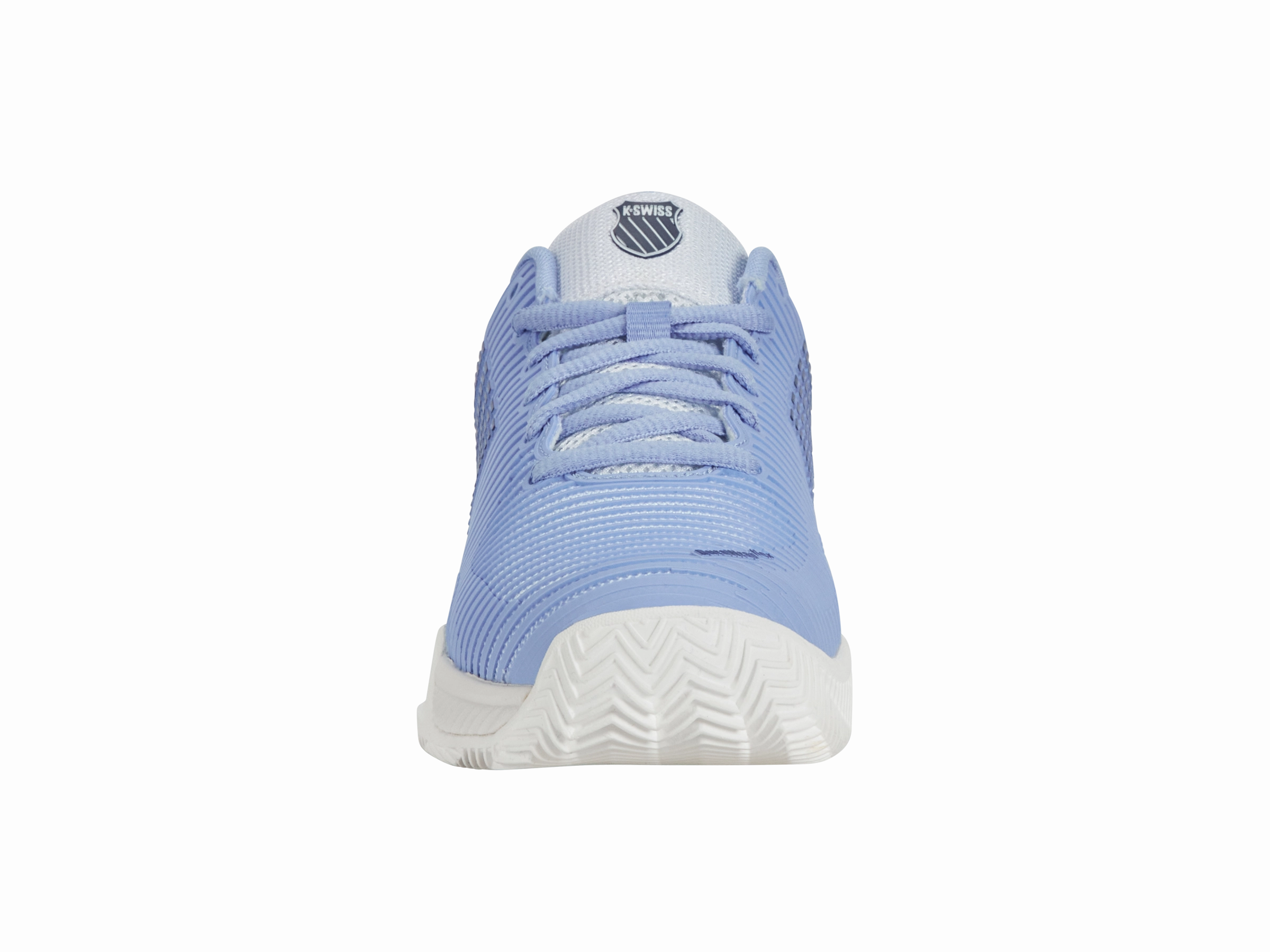 96614-171-M | HYPERCOURT EXPRESS 2 CLAY | BRIGHT WHITE/OPEN AIR/ESTATE BLUE Impact Resistant Heel Lace Up Style