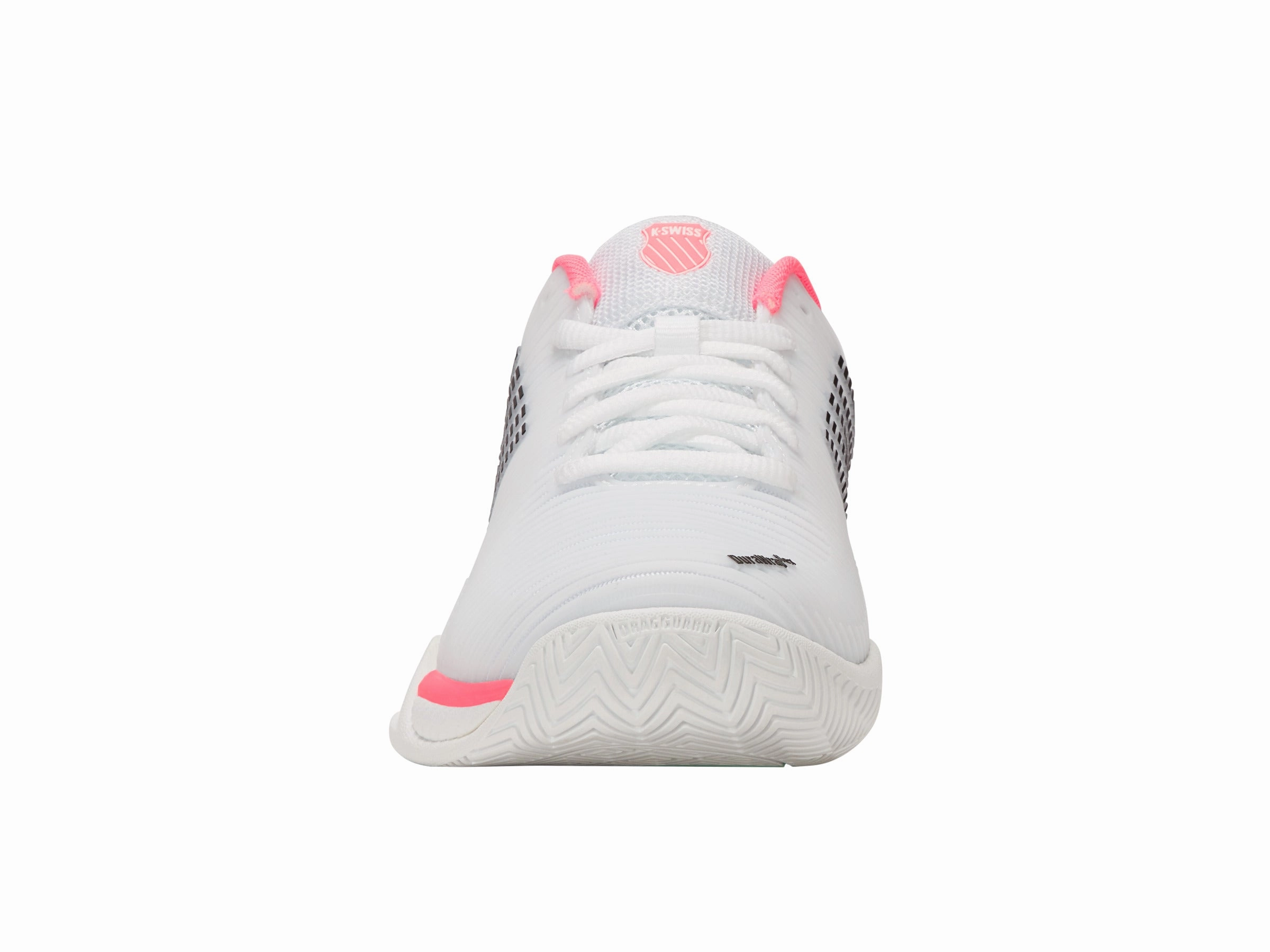 Court Grip Agile Fit 96807-178-W | HYPERCOURT EXPRESS 2-WIDE | WHITE/NEON PASTEL PINK/BLACK
