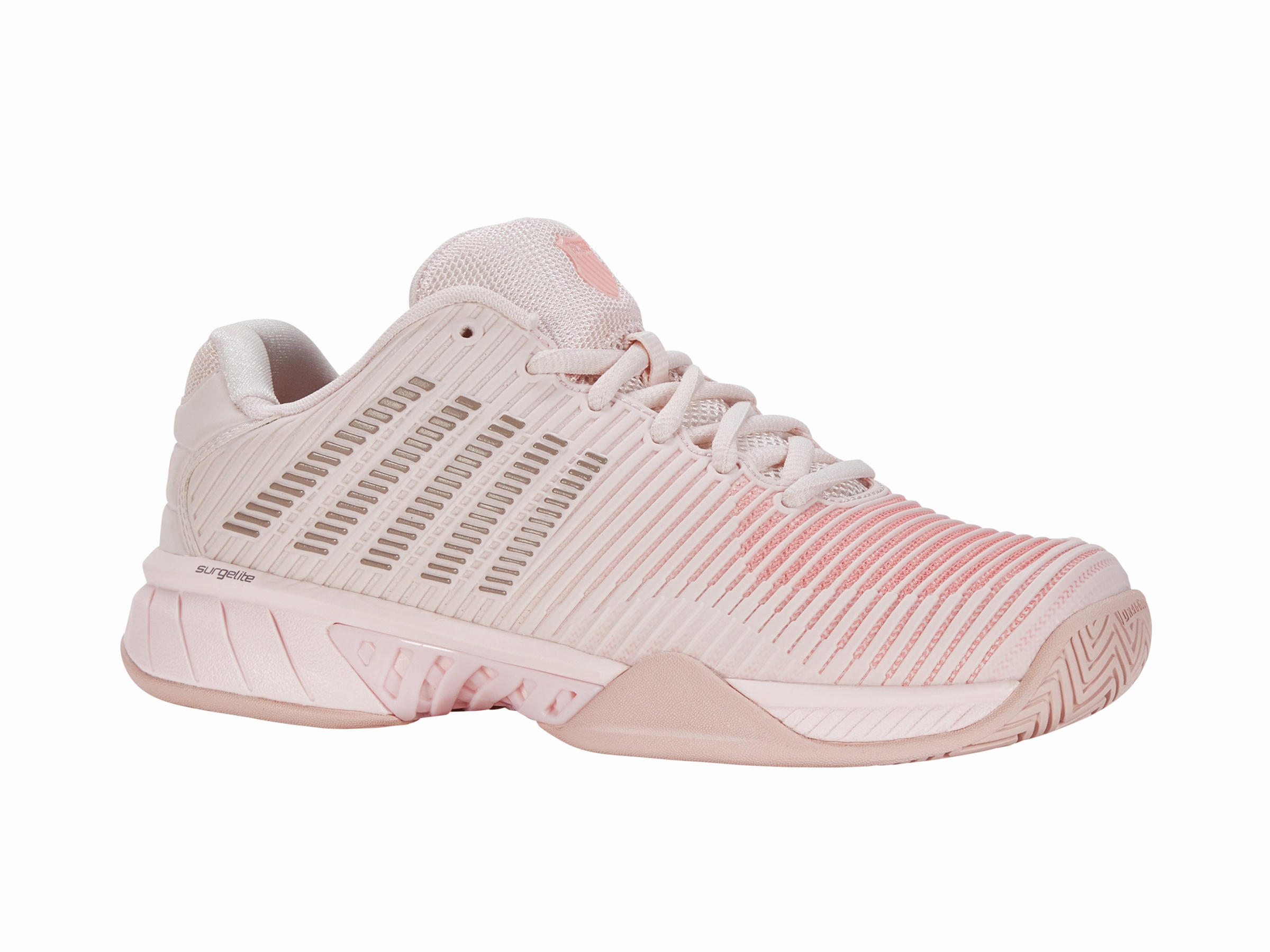 96807-676-W | HYPERCOURT EXPRESS 2-WIDE | ALMOST MAUVE/SEPIA ROSE/PALE NEON CORAL Slip On Style